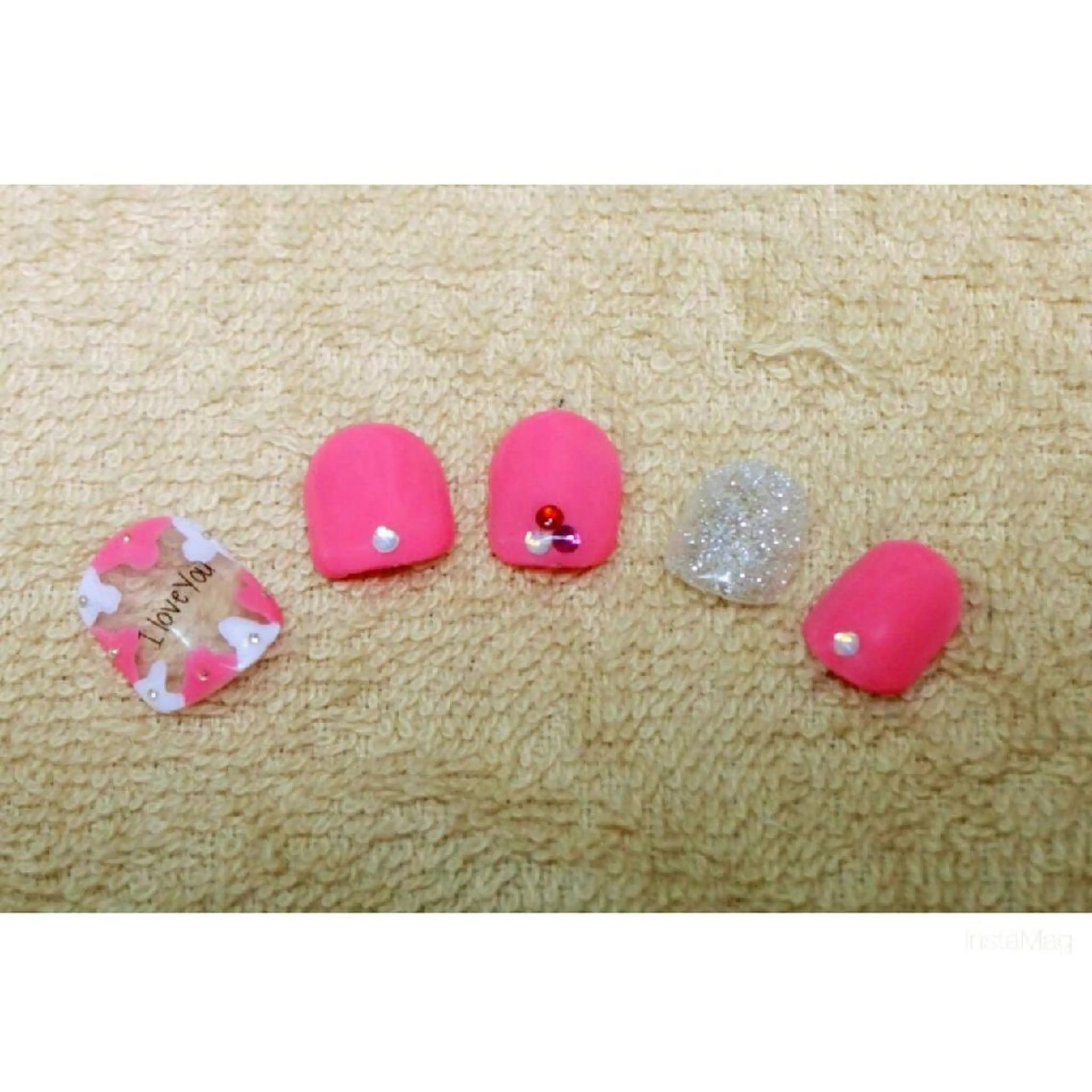 ネイル フットネイル 痛ネイル/ワンホン/ フィルイン/長さだしのネイルデザイン