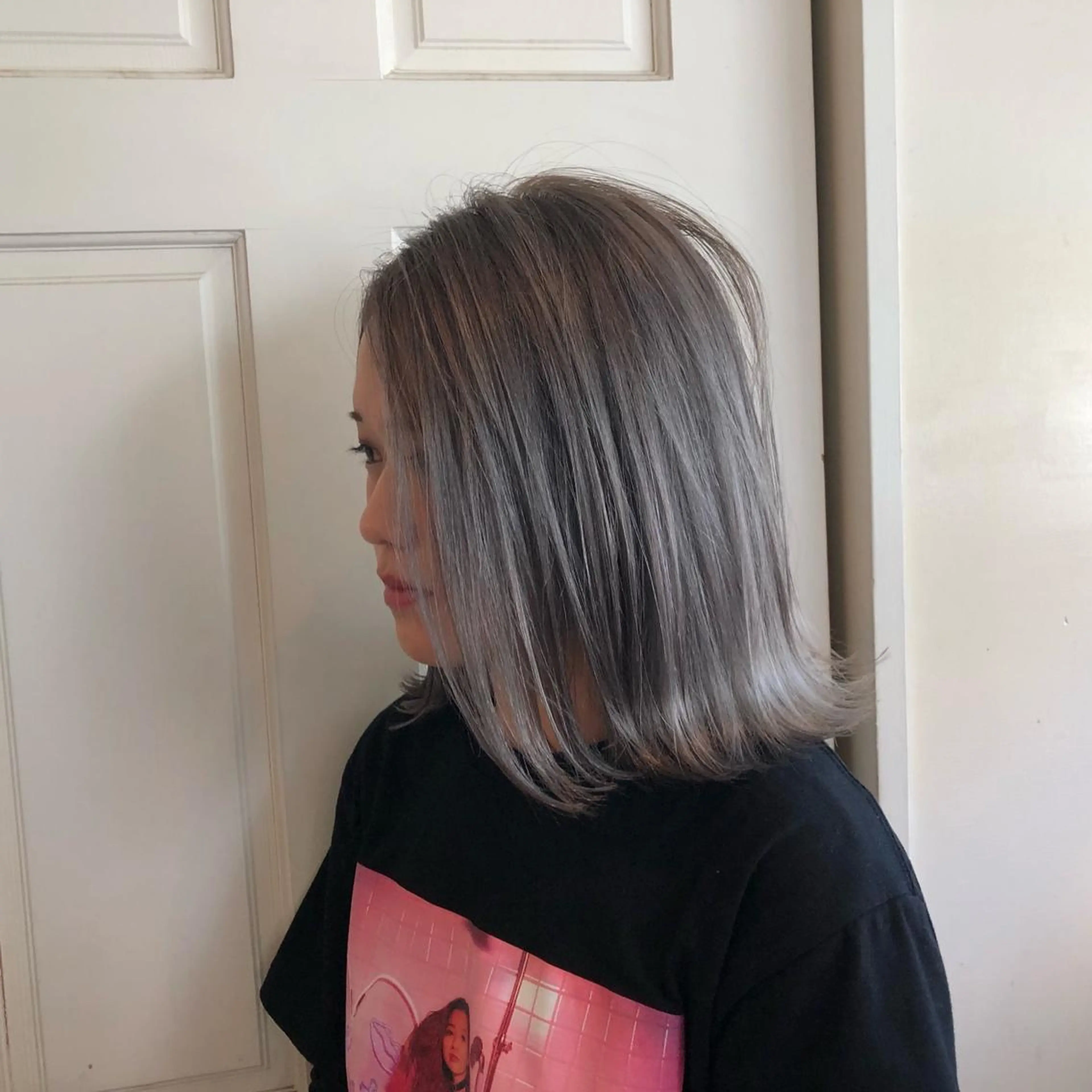 ミディアム ヘアカラー 🌸ハイトーン 新田　廉 🌸のヘアスタイル