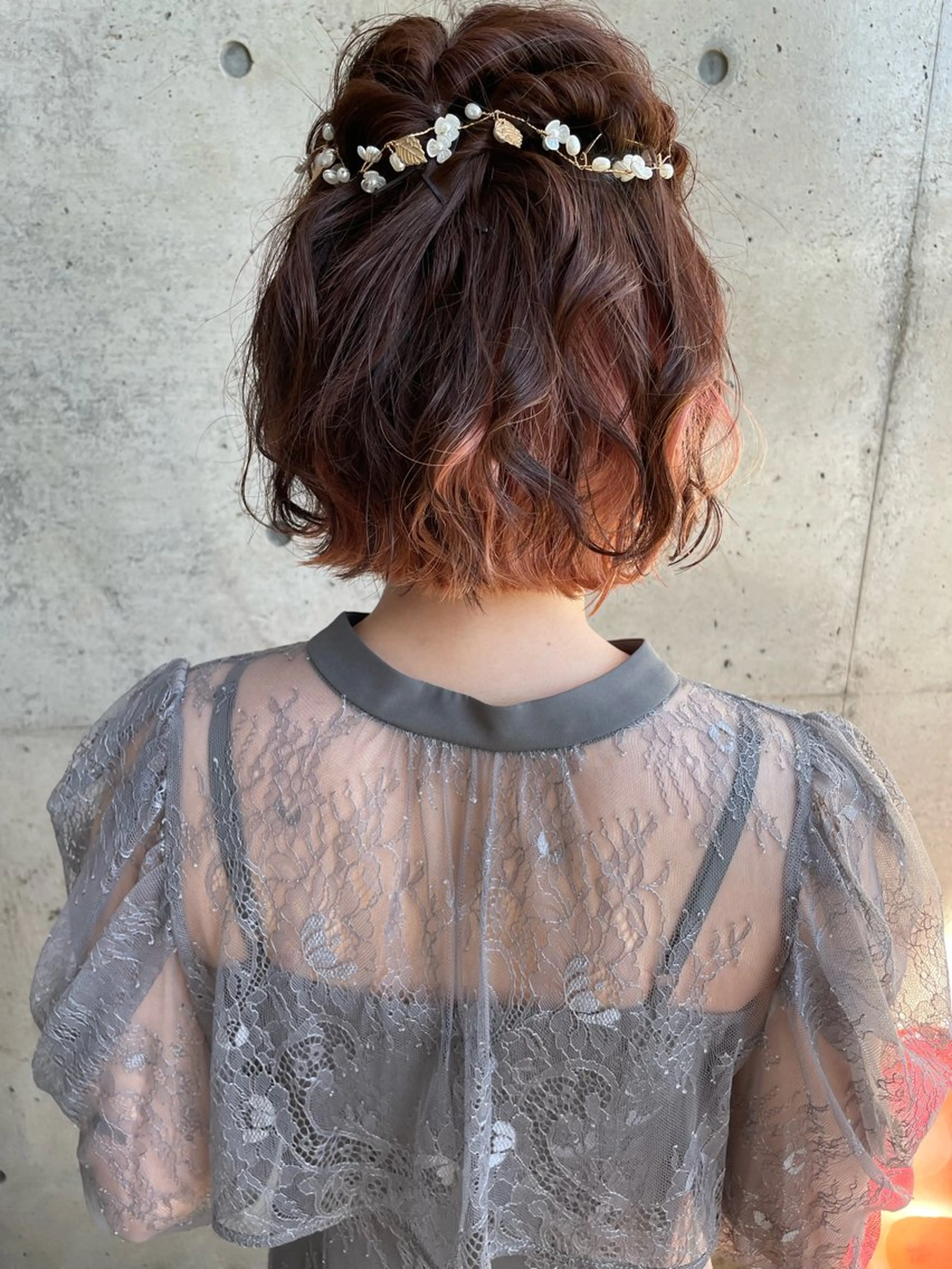 ショート ヘアセット hair  design  ALBERO所属・日高 香織のヘアスタイル