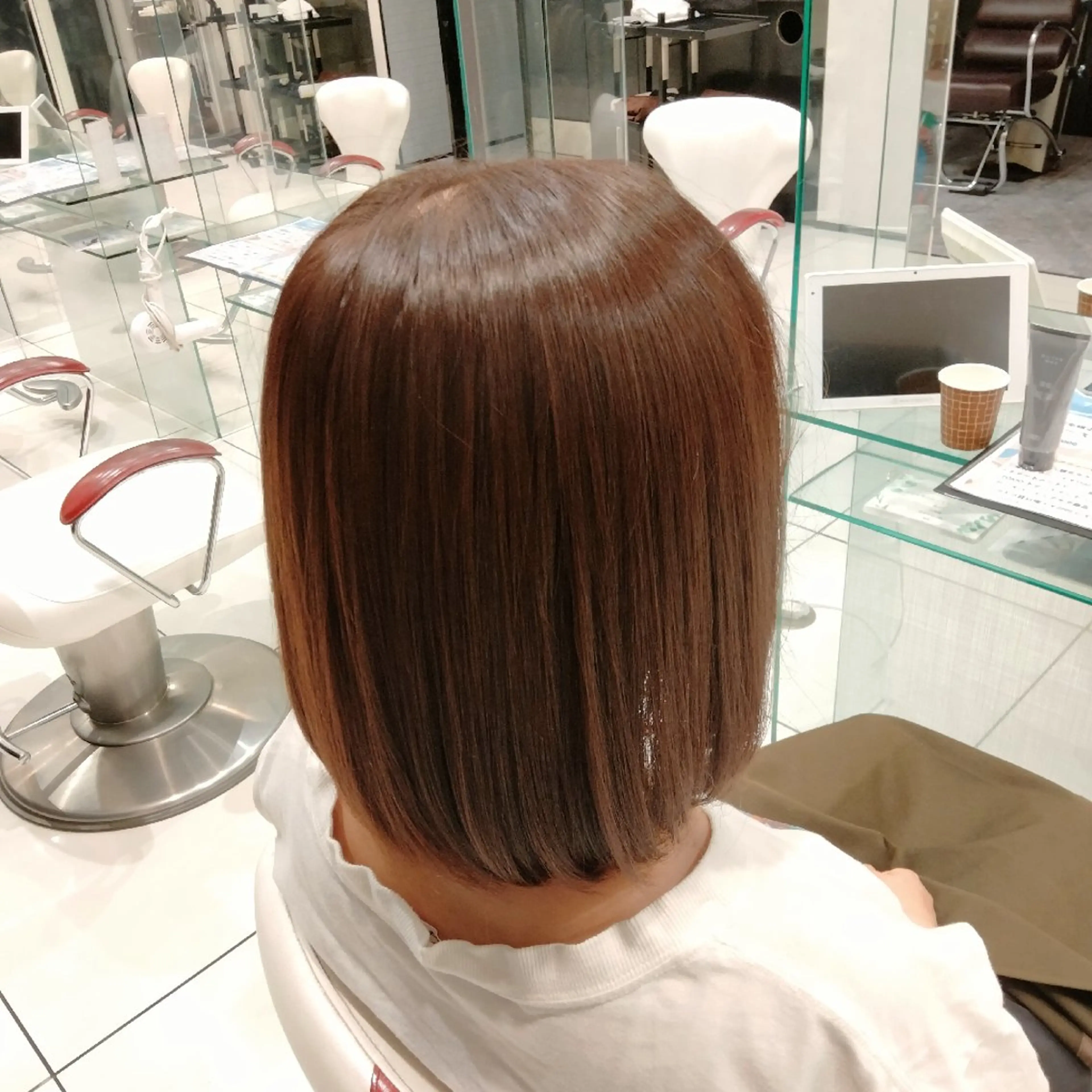 ミディアム トリートメント EARTH 浜松志都呂店所属・髪質改善×カラー🌈 ふたばのヘアスタイル