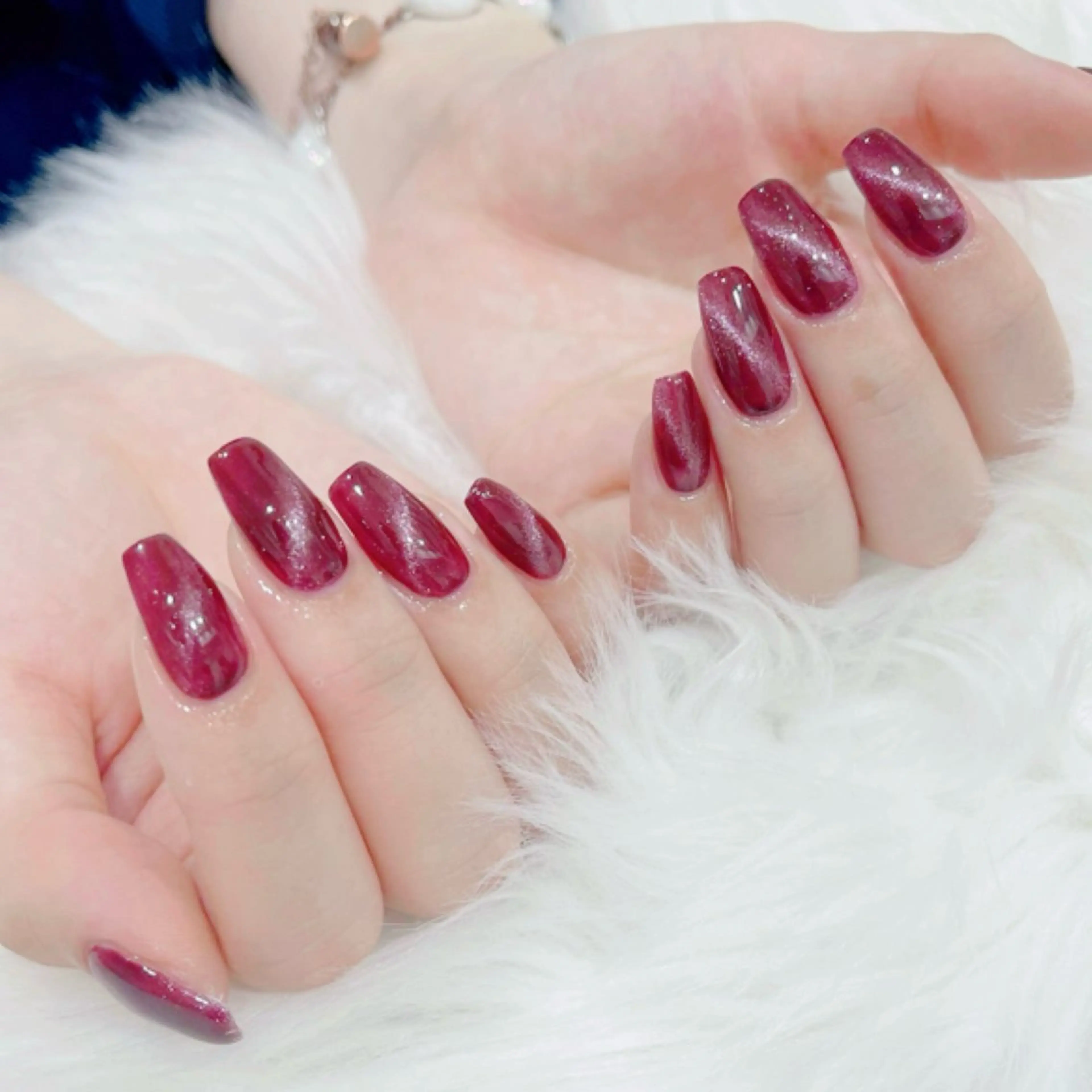 ハンド　マグネットネイル（オフなし）の写真