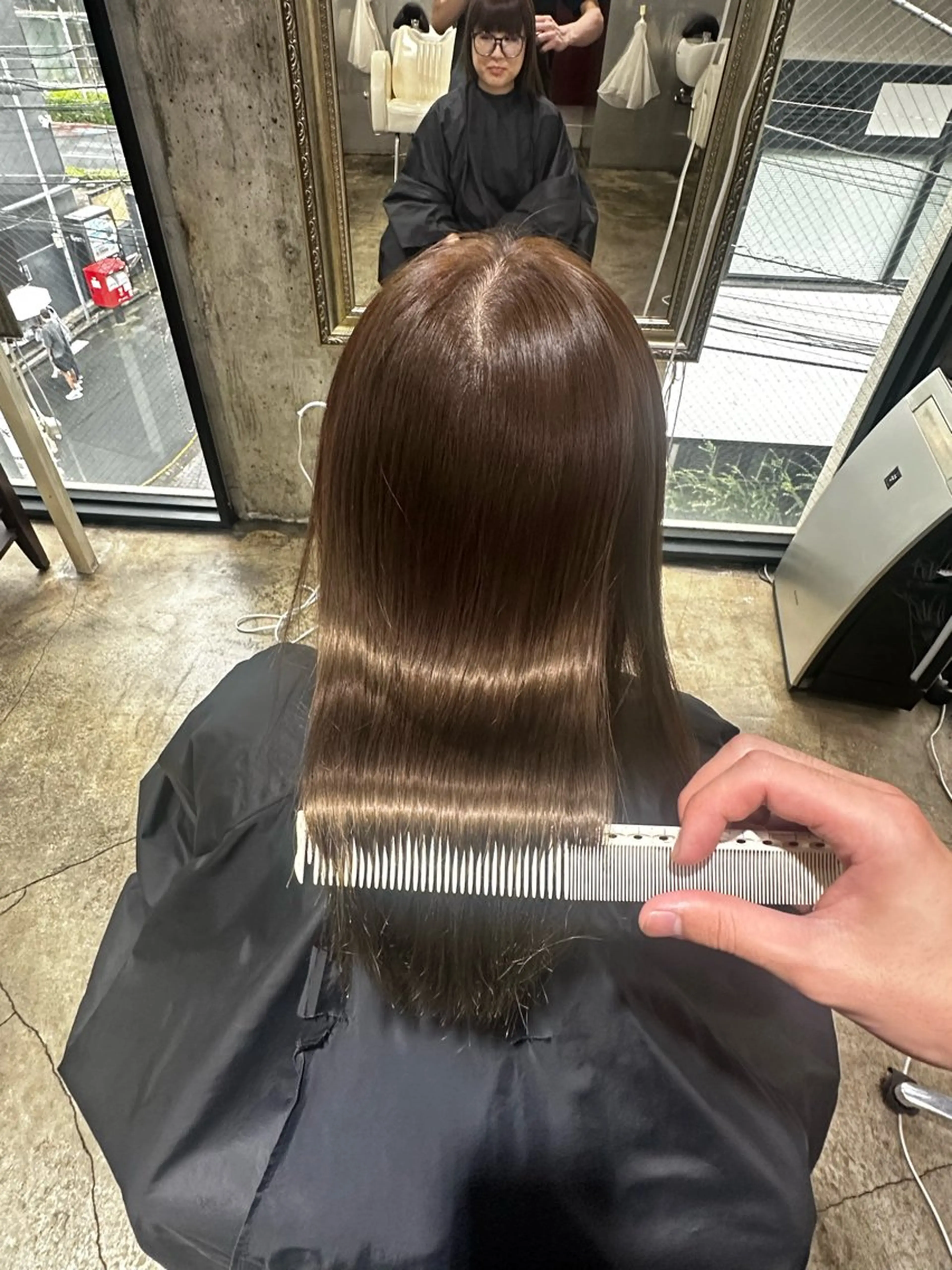 カラー ヘアカラー 【💎ツヤ髪💎】 ダメージレスカラー✨のヘアスタイル