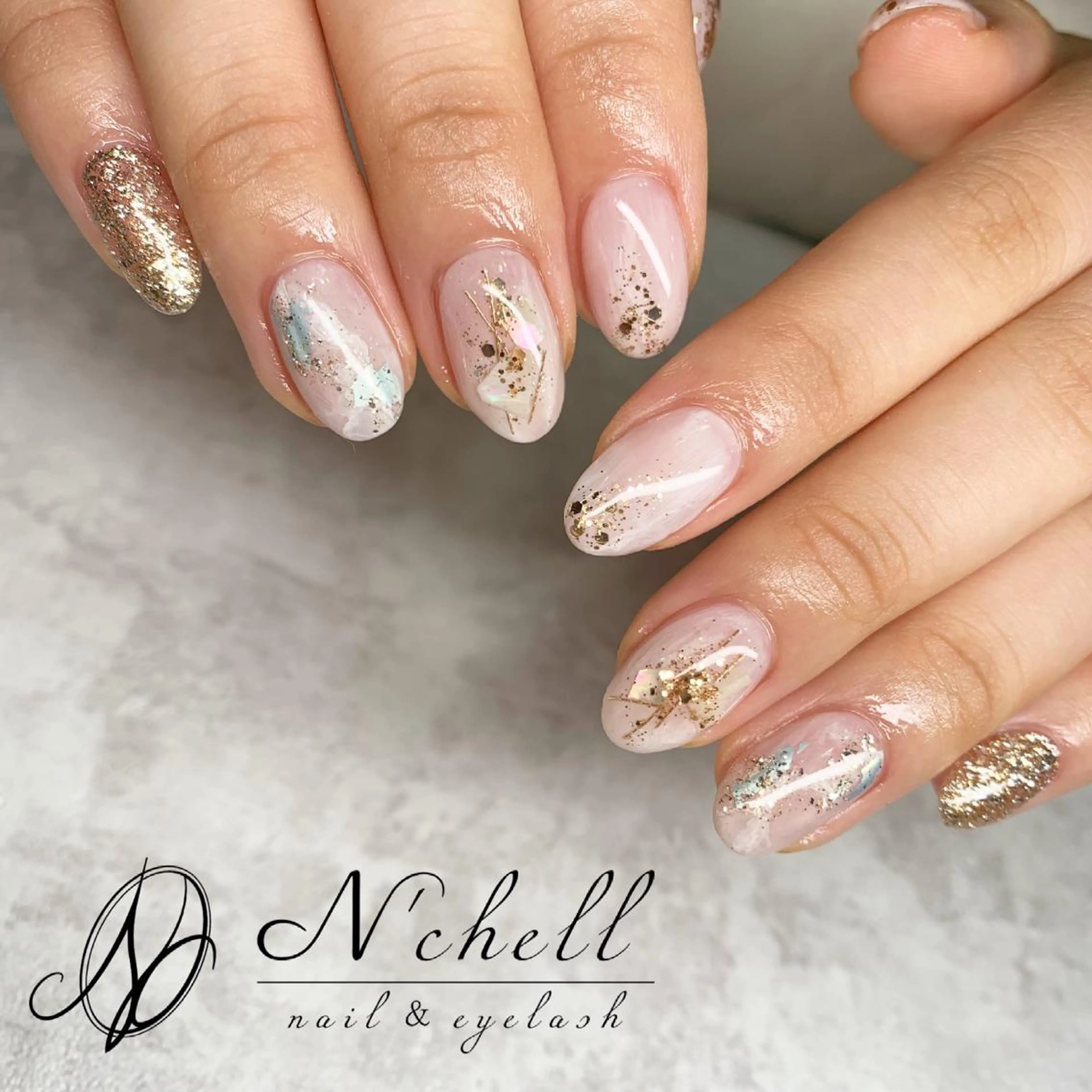 ネイル ニュアンスネイル Nailist Minekiのネイルデザイン