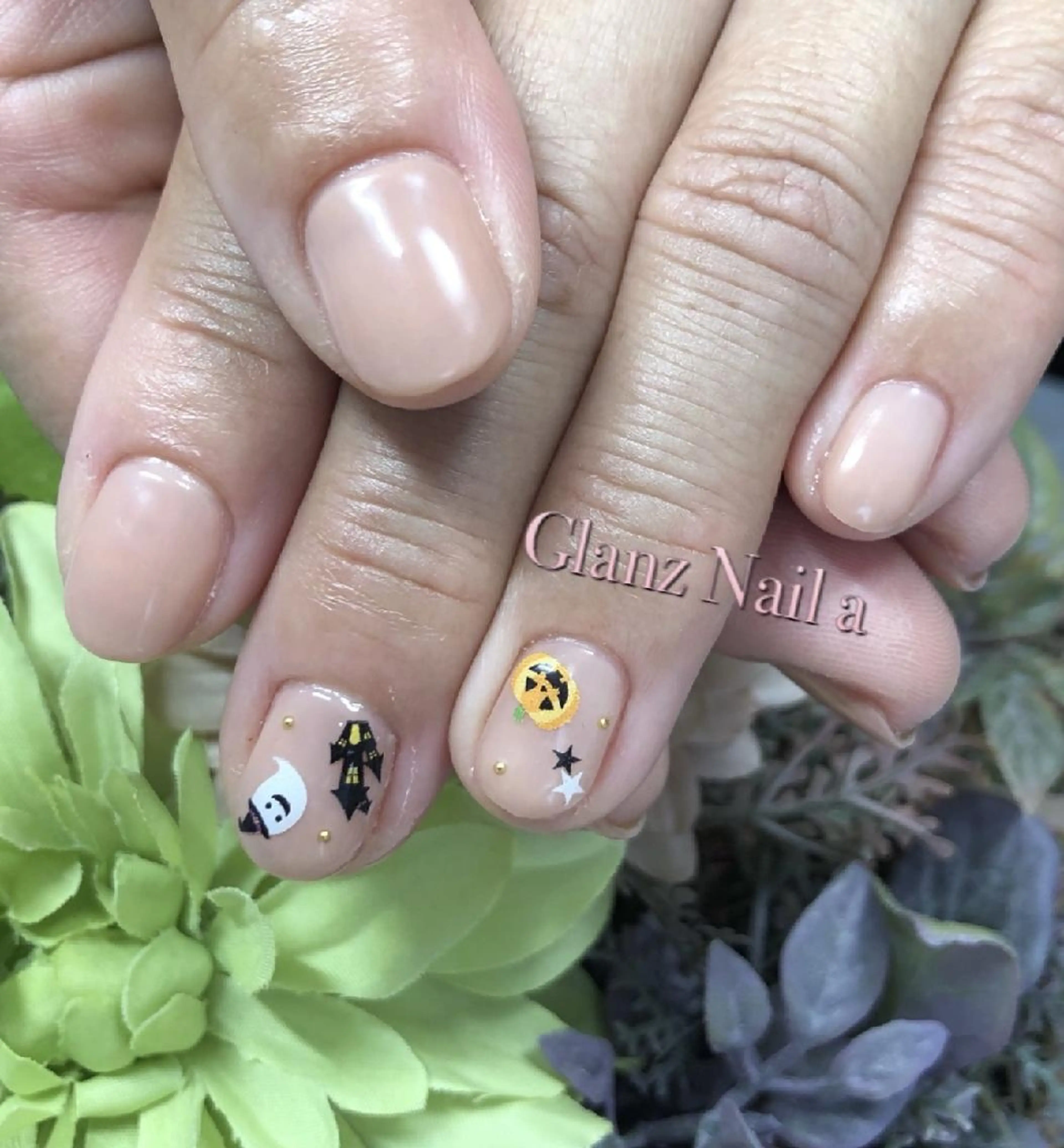 ネイル ハロウィン Glanz  Nail aのネイルデザイン