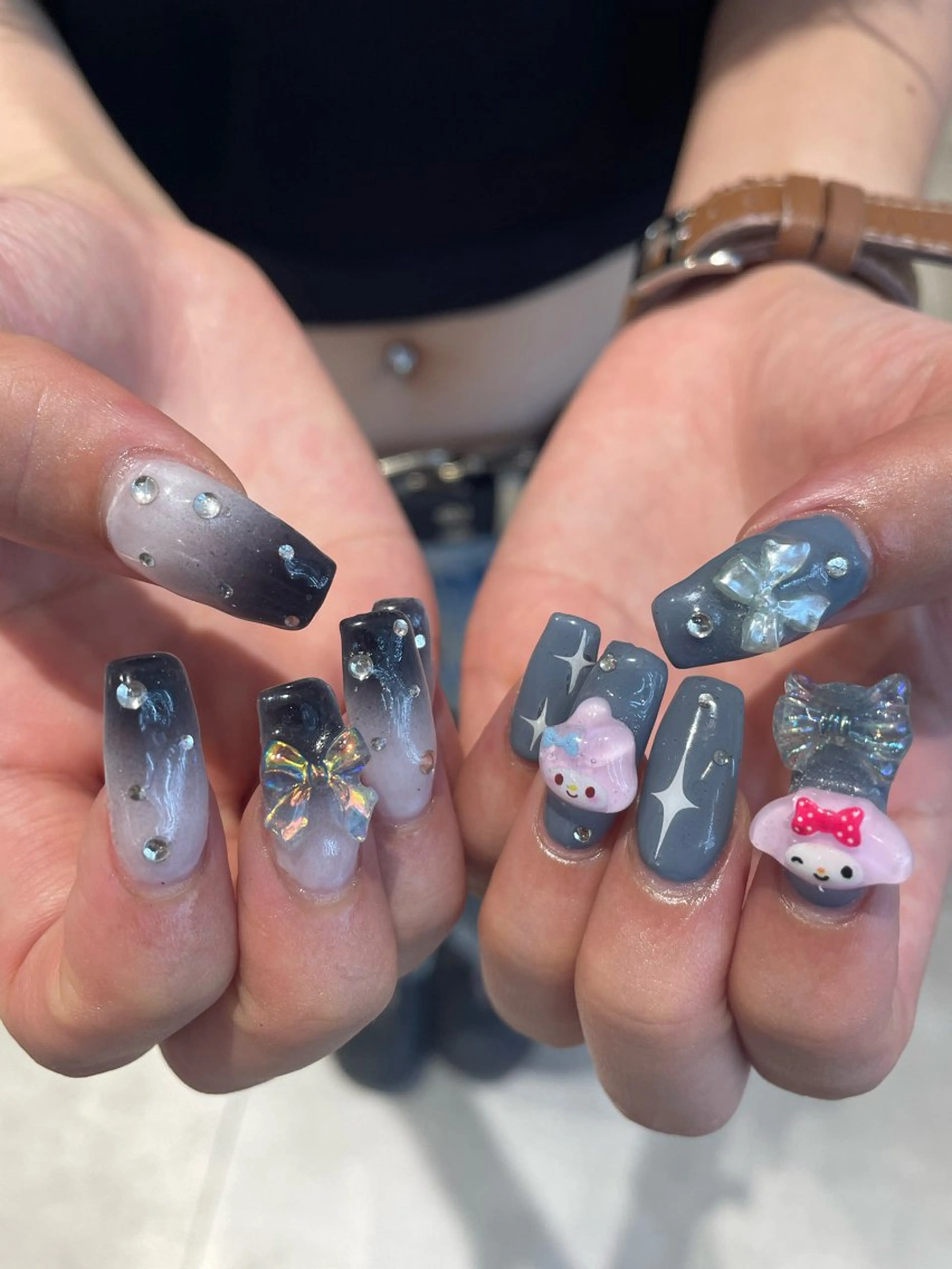 ネイル ジェルネイル パラジェル ハンドネイル hair&nail ☯️アイリ☯️のネイルデザイン