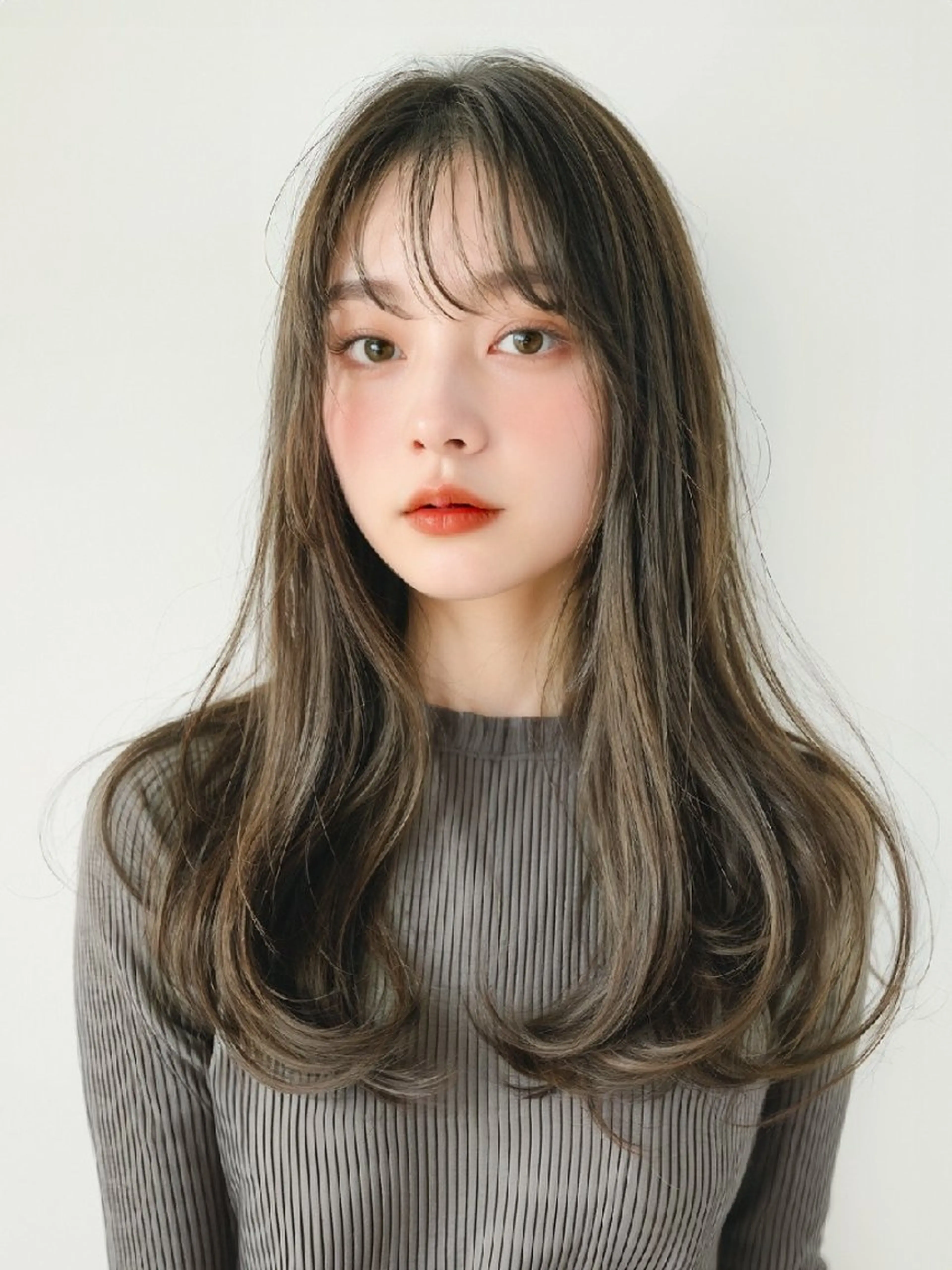 カット＋髪質改善酸性ストレート＋ヘアカラー＋炭酸スパorリンケージ3stepトリートメントの写真