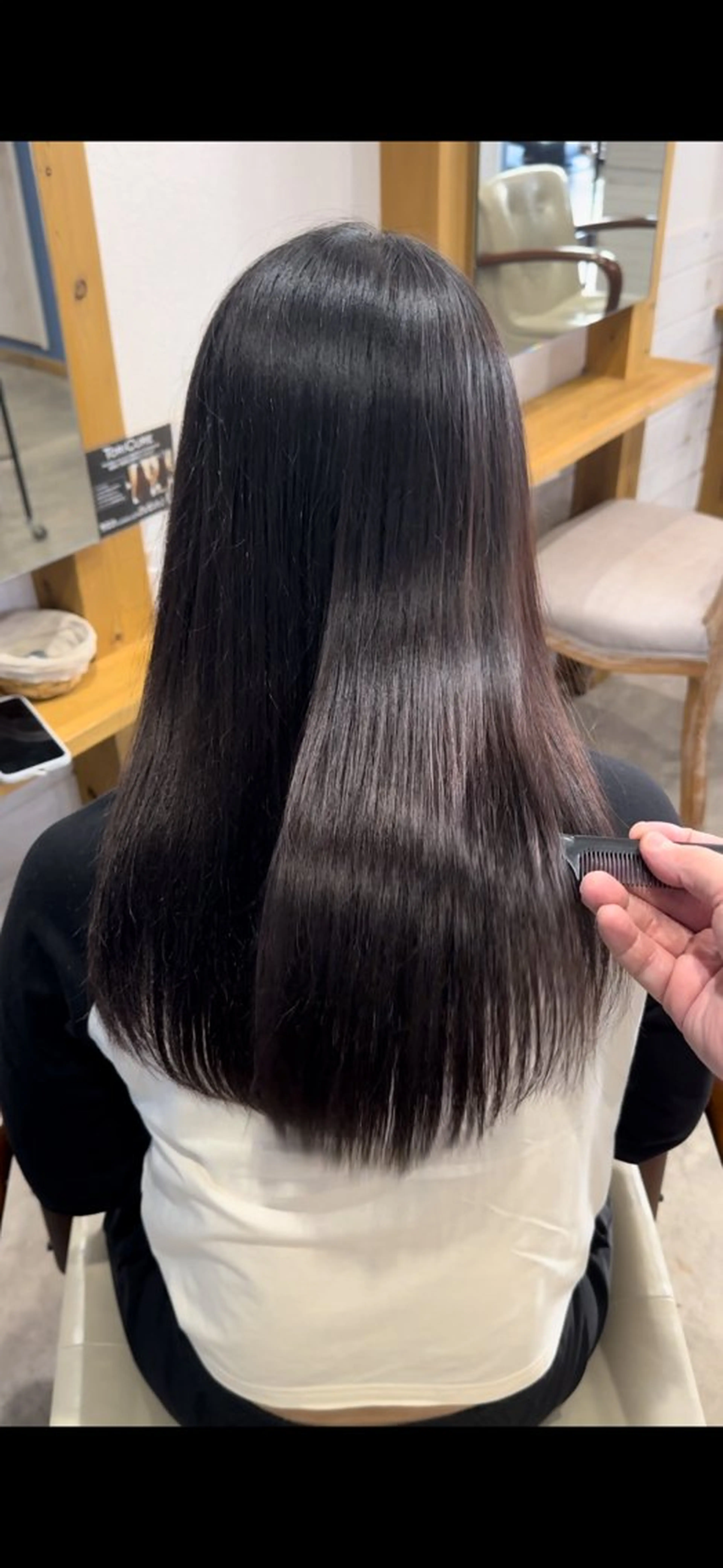 ロング 縮毛矯正 梅田/茶屋町/ハイト ーン/kizunaのヘアスタイル