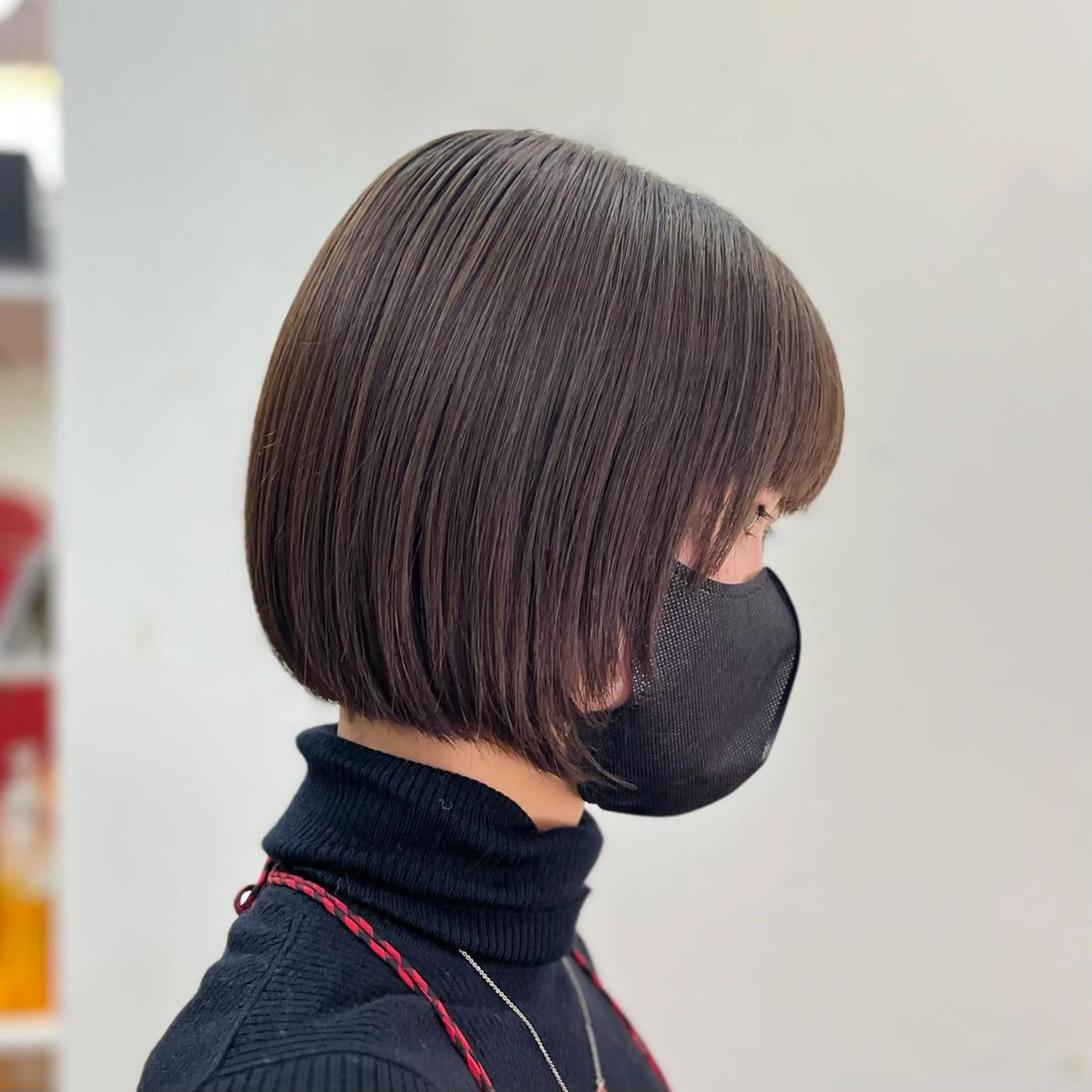 ショート ボブ レイヤーカット イッツ！登戸店所属・冨田 豊のヘアスタイル