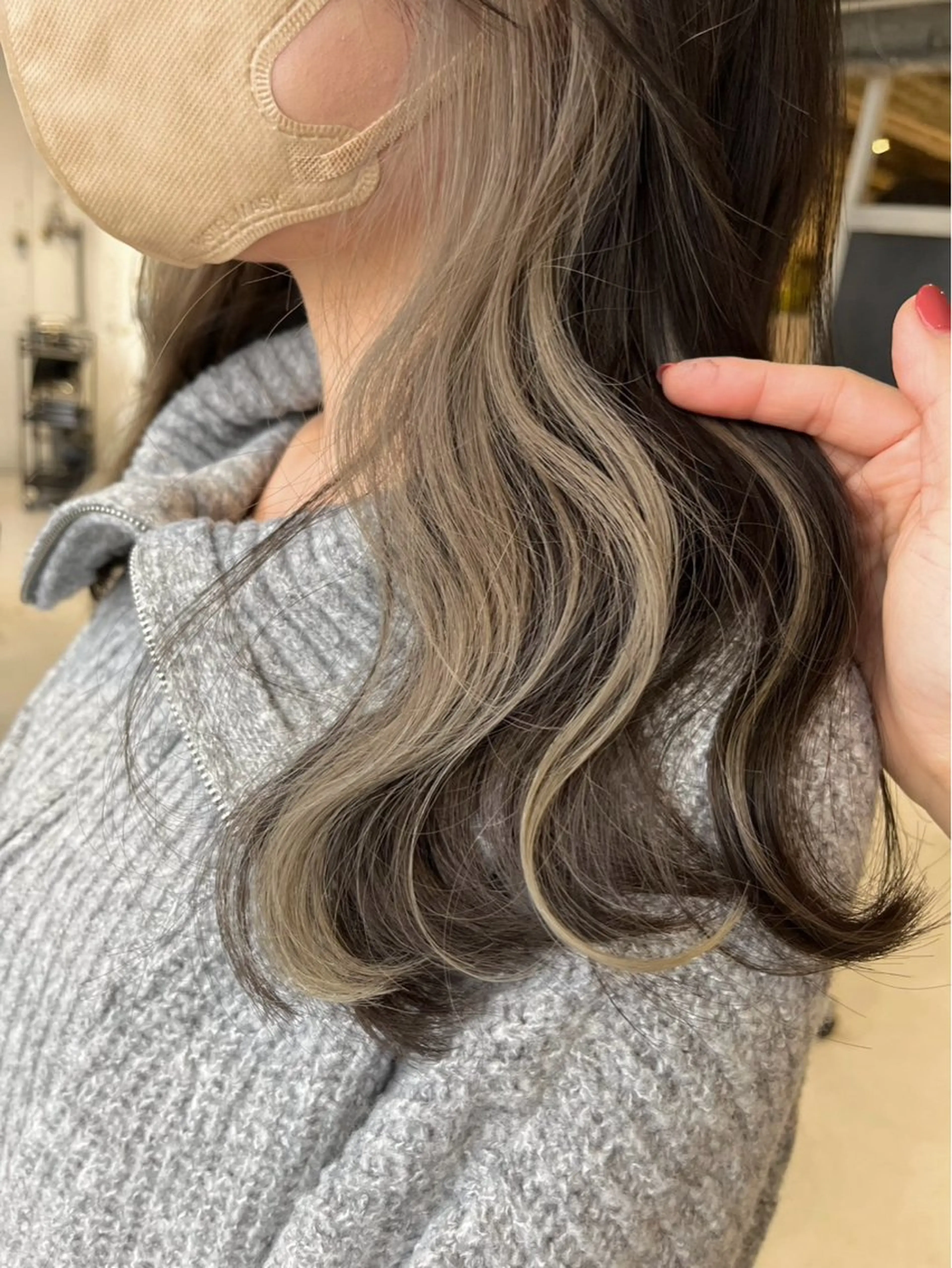 ロング カラー inc新小岩 Rionのヘアスタイル