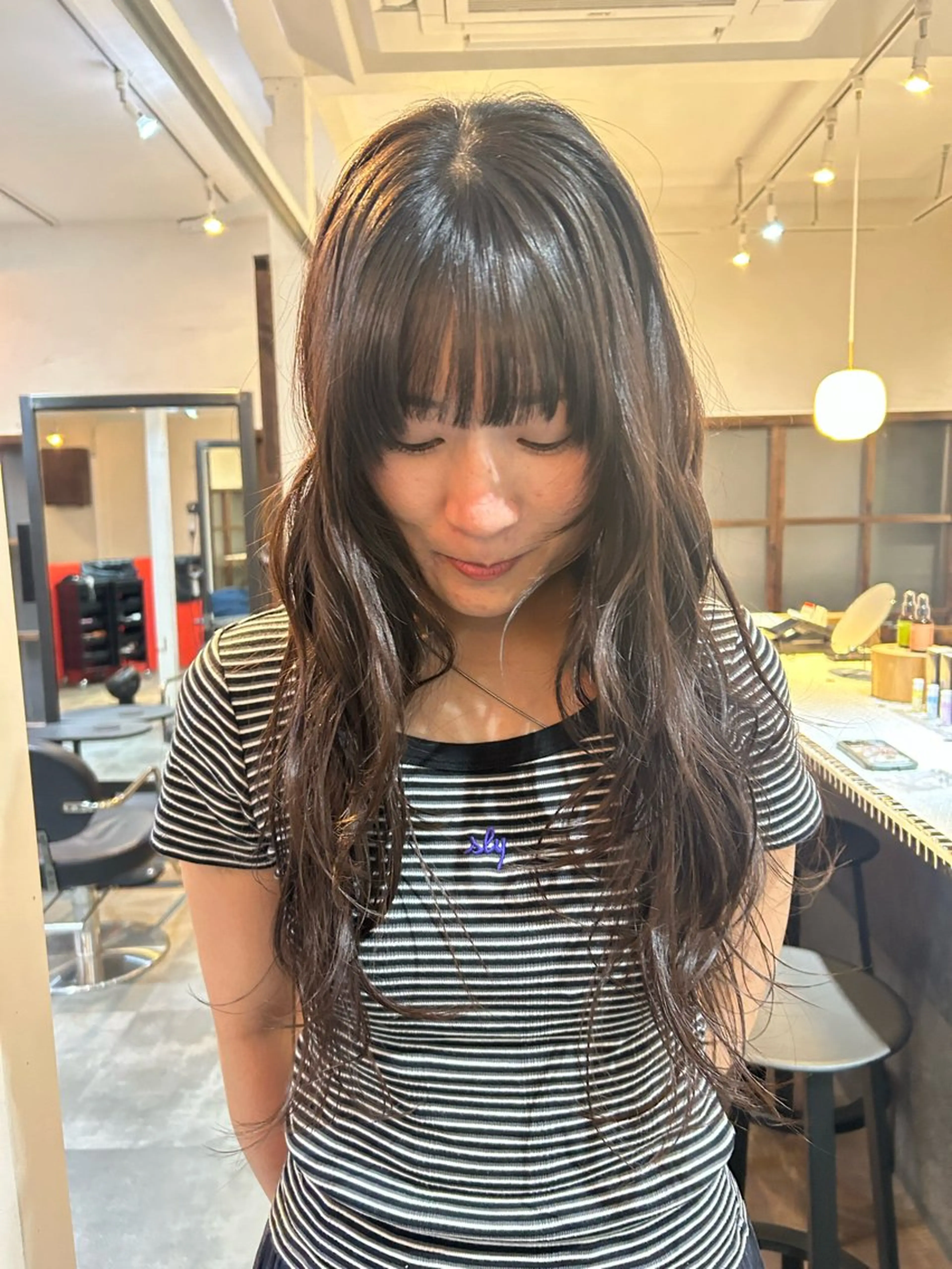 ロング カット トリートメント MOMOKA💫 YARD【学芸大学】のヘアスタイル