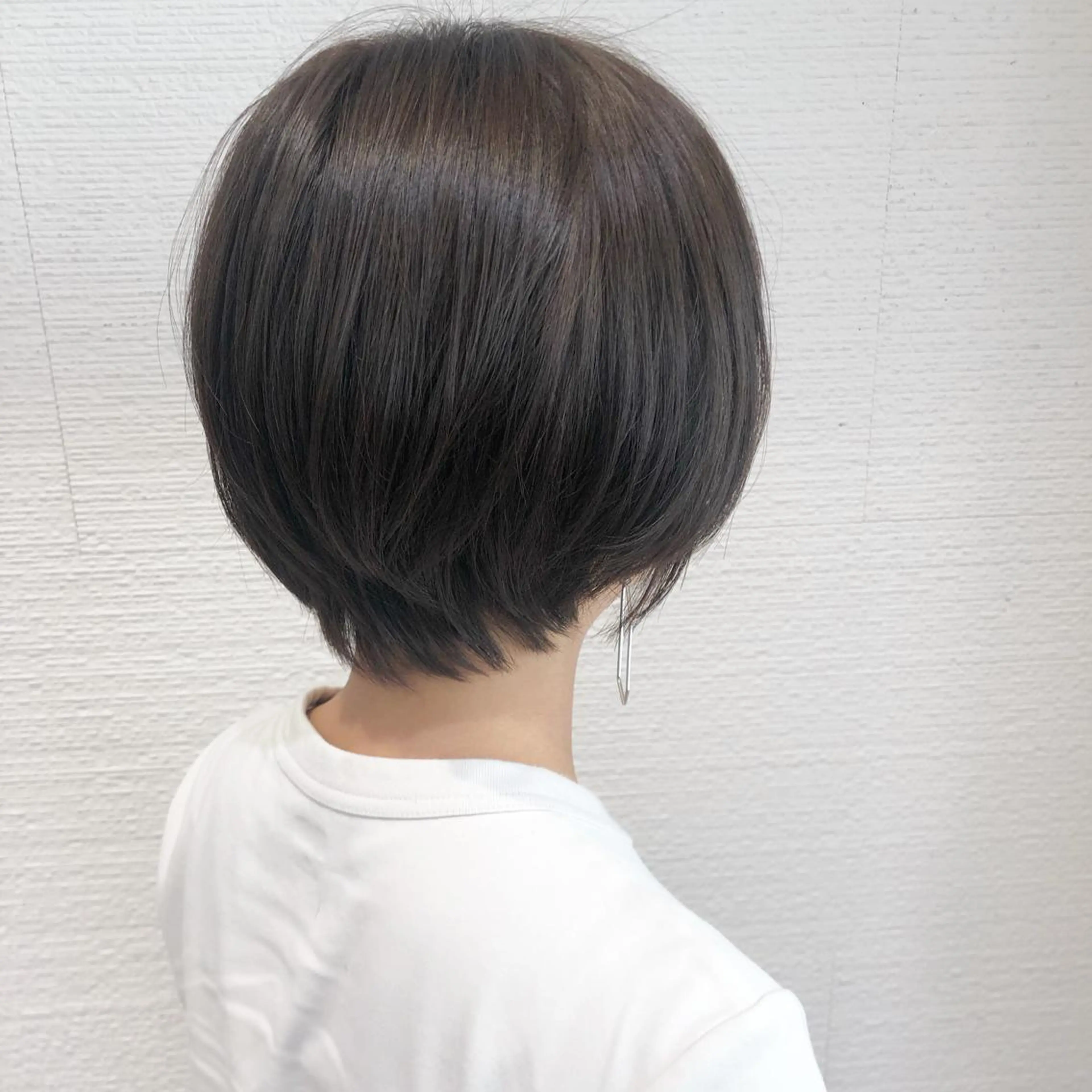 ショート ショート/ボブ/ 白髪ぼかし/しんやのヘアスタイル