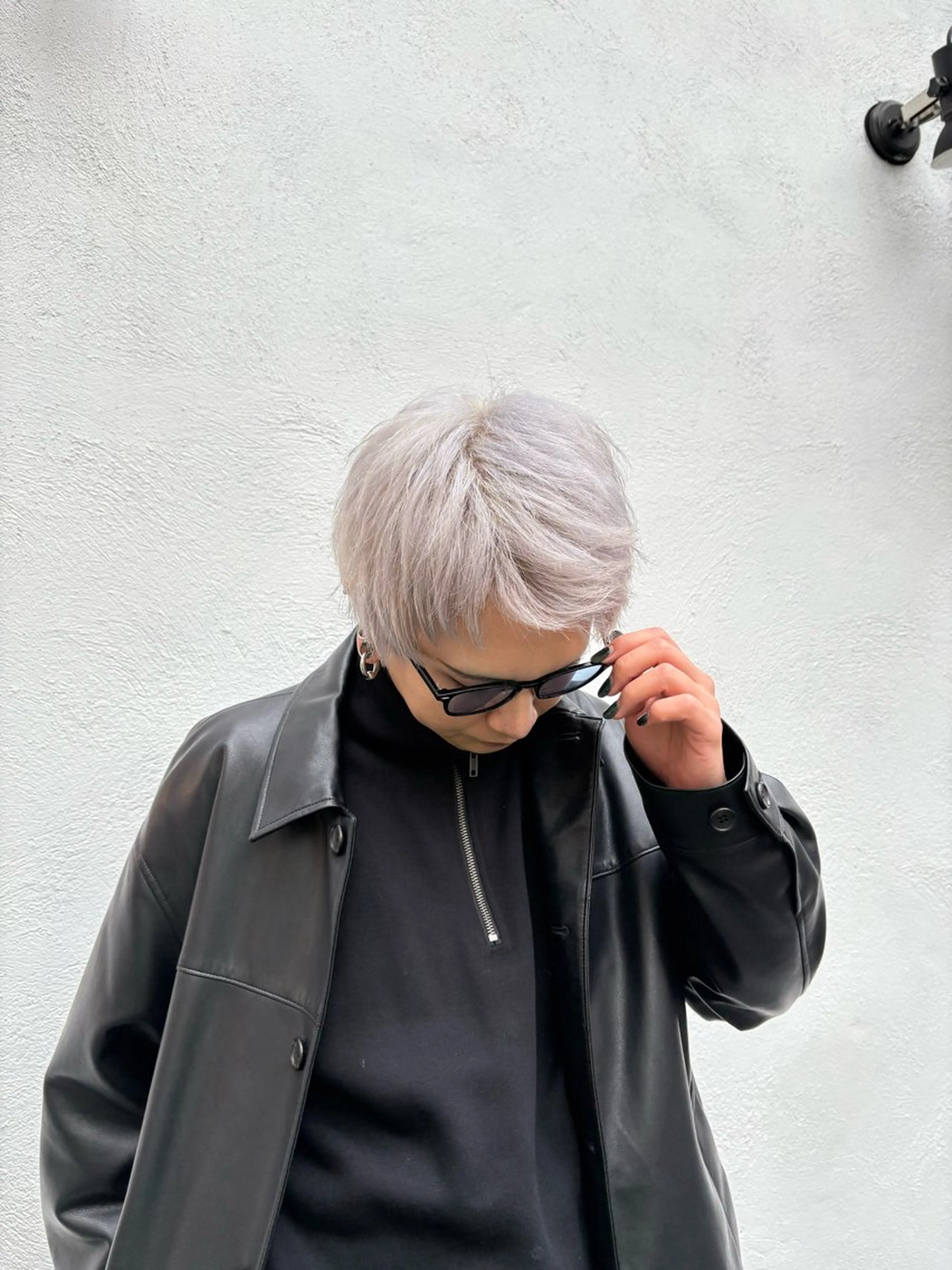 ショート カラー パーマ ヘアアレンジ メンズ キッズ HairSignature所属・ブリーチ指名神戸 No.1美容師RENのヘアスタイル