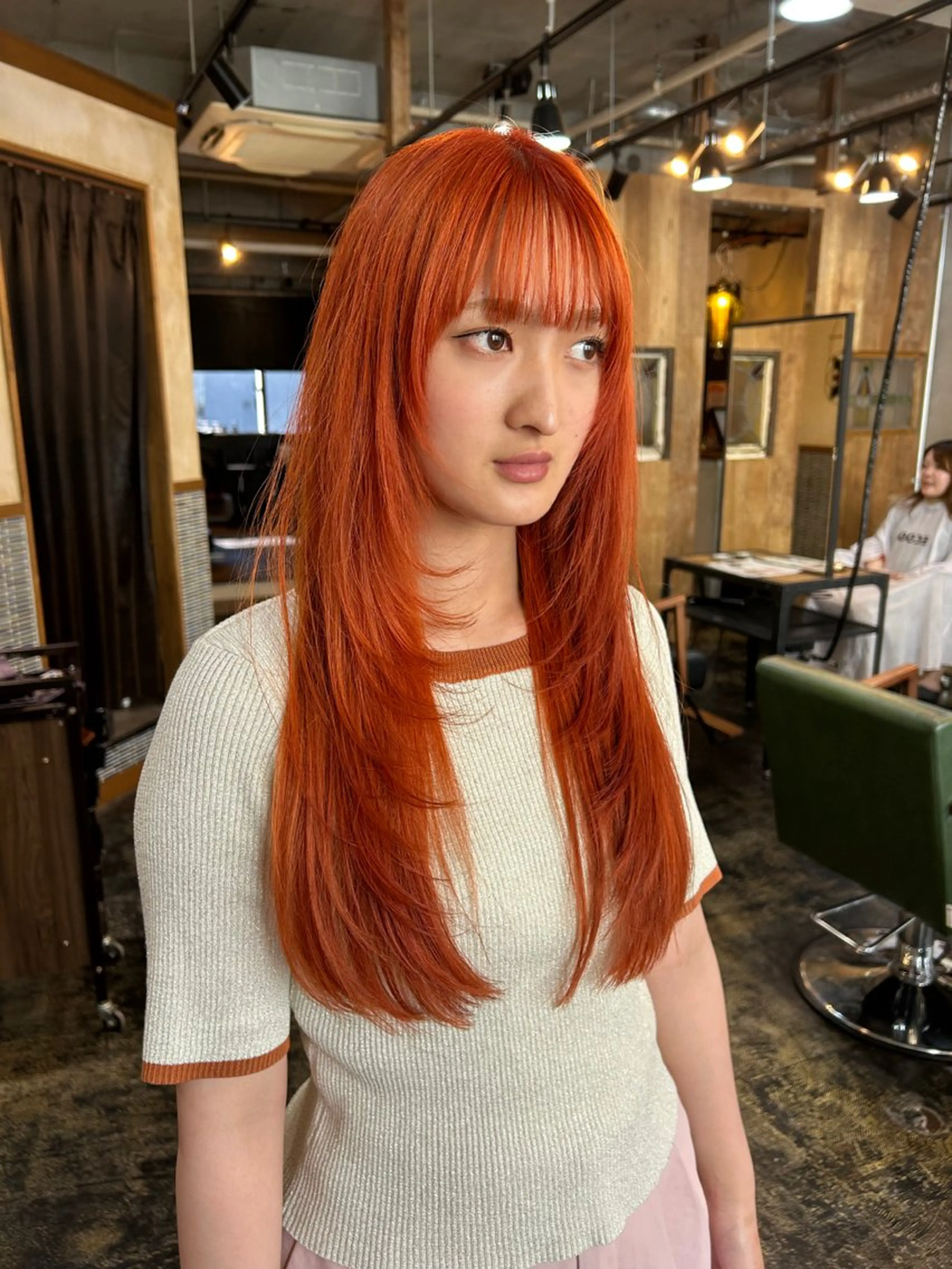 ロング カット ヘアカラー トリートメント レイヤー/暖色カラー /似合わせ/Moeのヘアスタイル