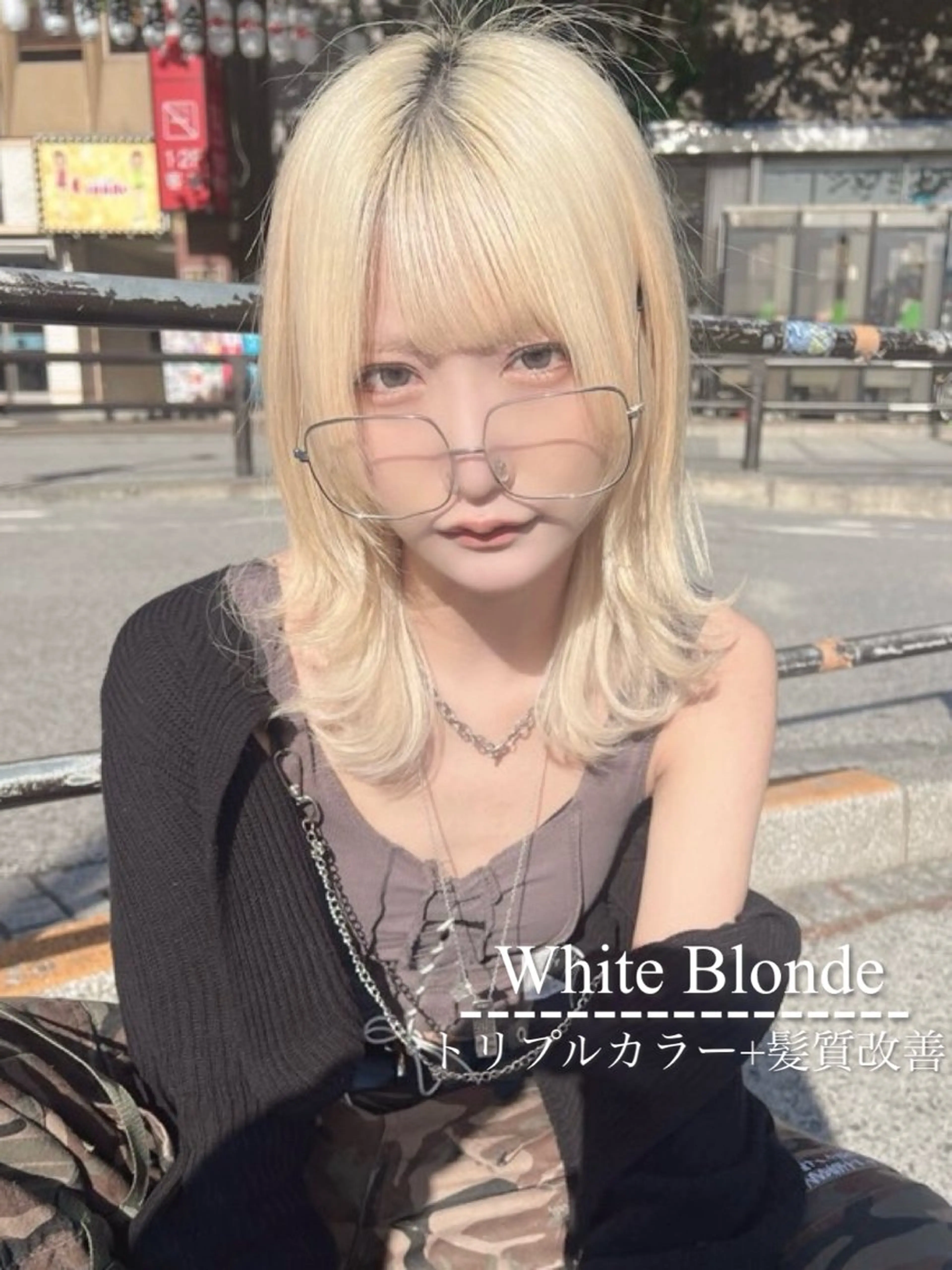 ミディアム カラー アッシュ ベージュカラー 黒髪 ブリーチ ブロンド ヘアカラー トリートメント 韓国ヘア特化💍 tiam💍ブリーチのヘアスタイル