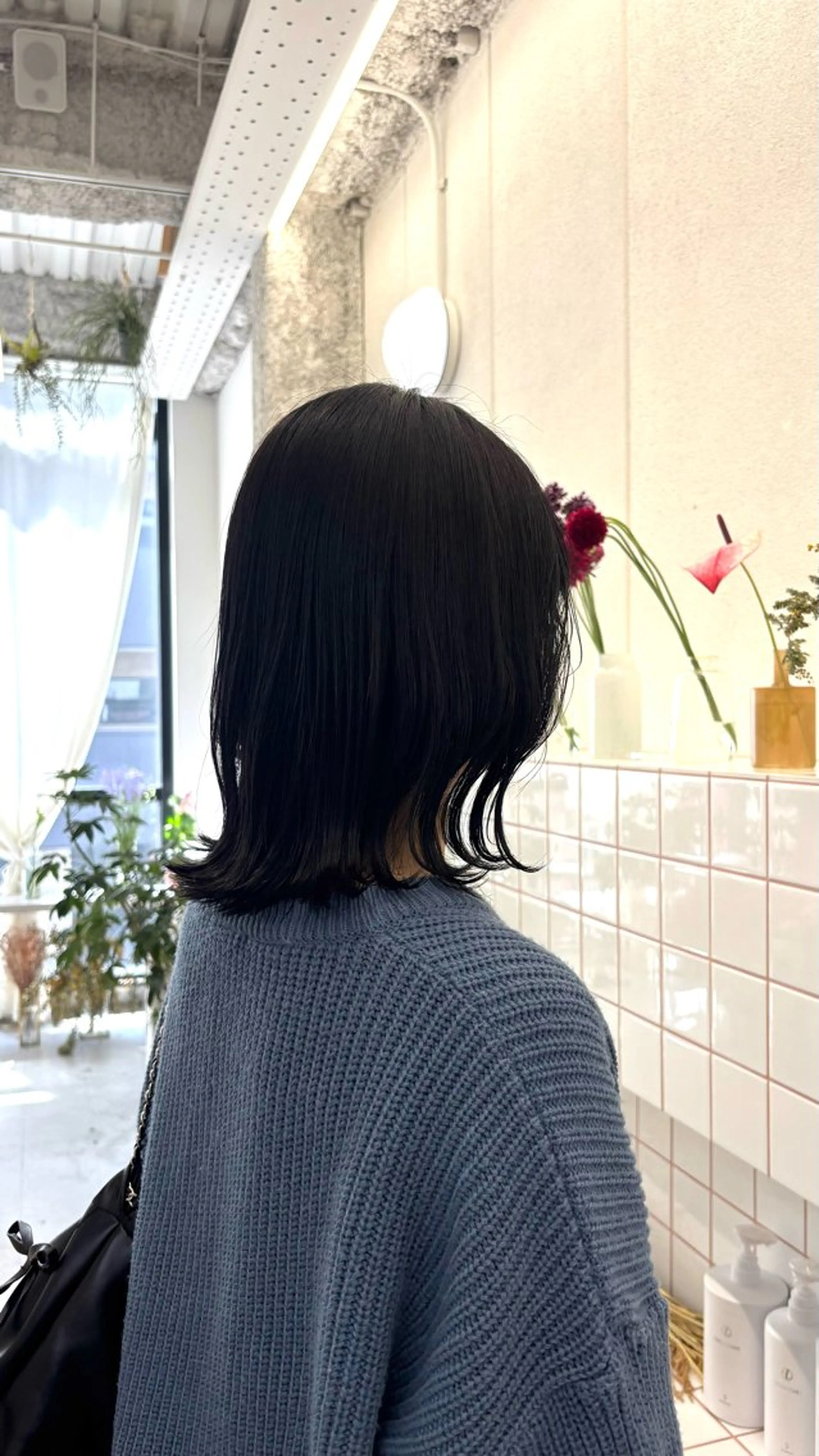 カラー 透明感カラー ダークグレー ダークグレージュ グレージュ ヘアカラー トリートメント 🌷花屋併設🌷 岡本明日実のヘアスタイル
