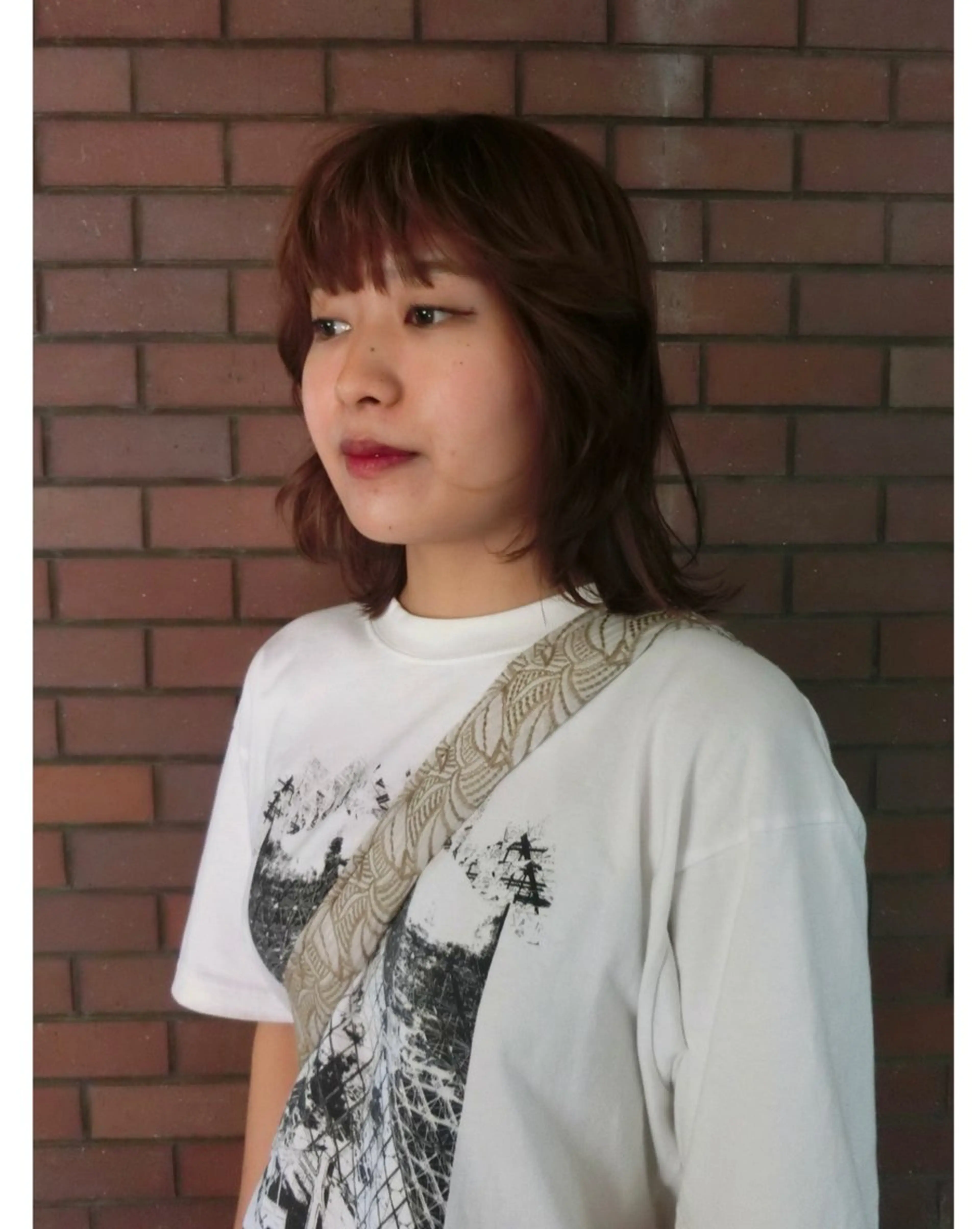 ミディアム パーマ ハッシュカット/ MAYAのヘアスタイル