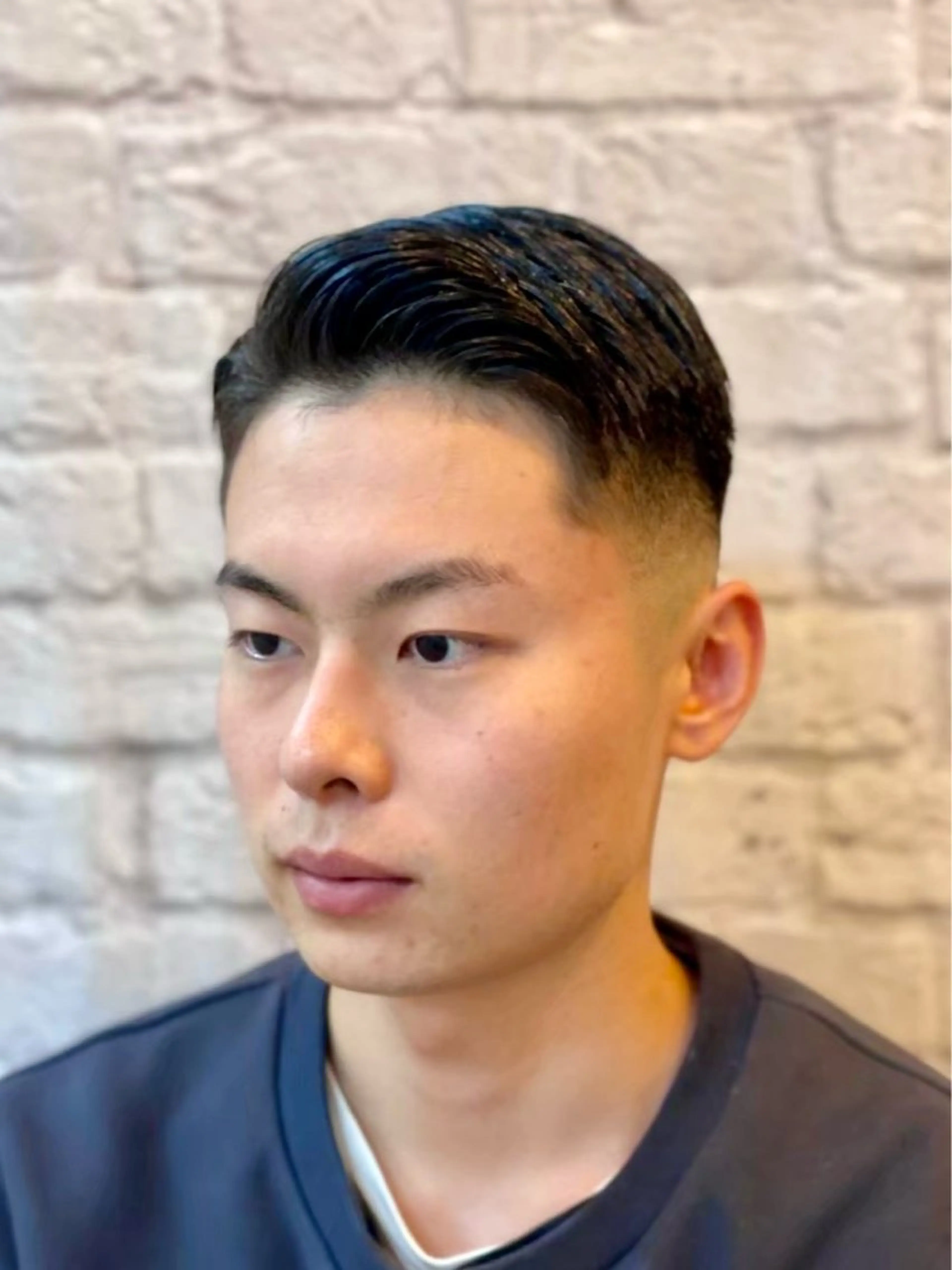 ショート パーマ ヘアアレンジ メンズ キッズ カット ヘアセット メンズカット/パーマ 山崎航平💈のヘアスタイル