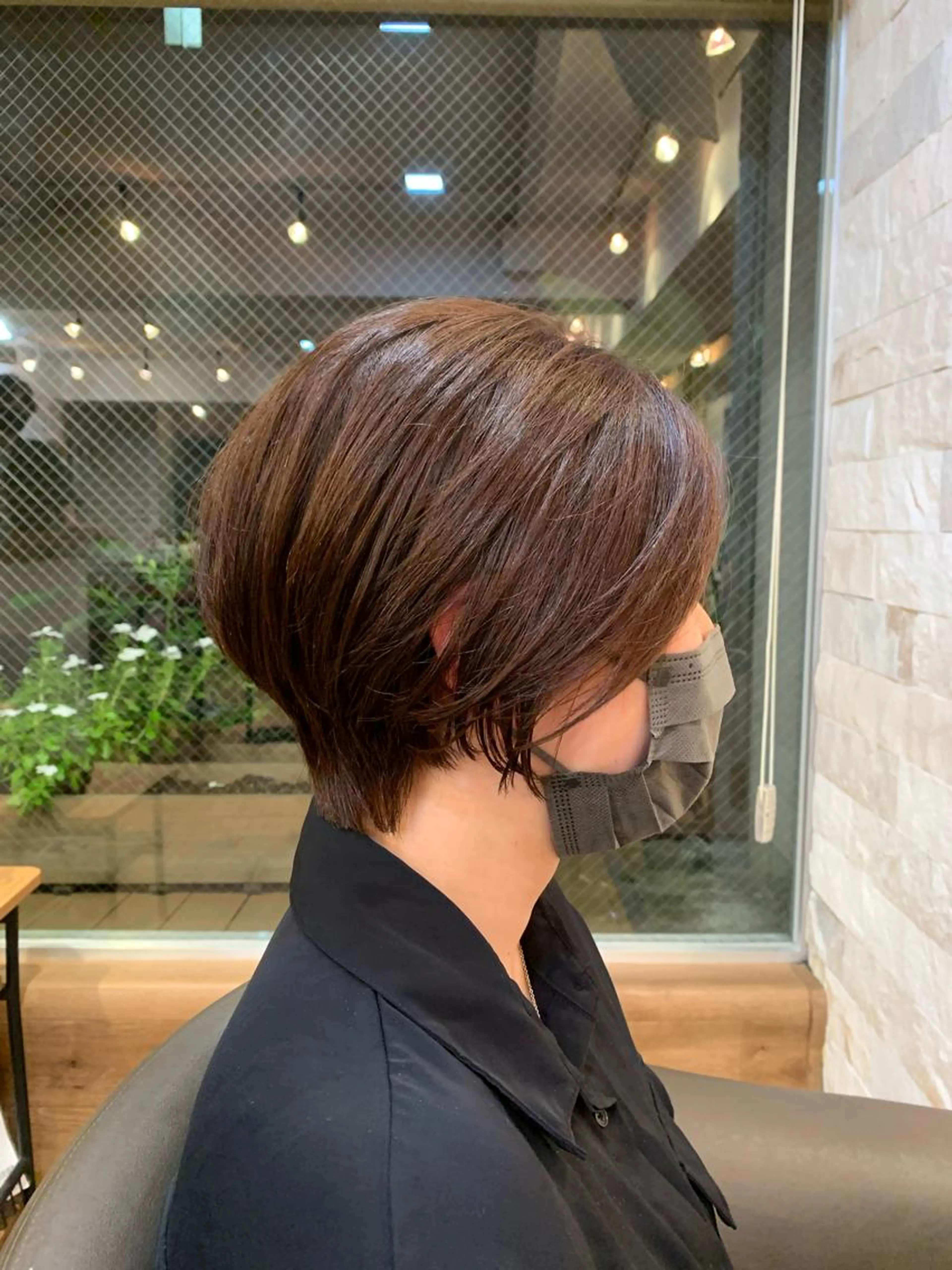 ⚠️営業後からのご案内！水、木、土曜のみのご案内！カラー🎶レディースシングルグレイカラーのみミディアムヘア👩🏻の写真