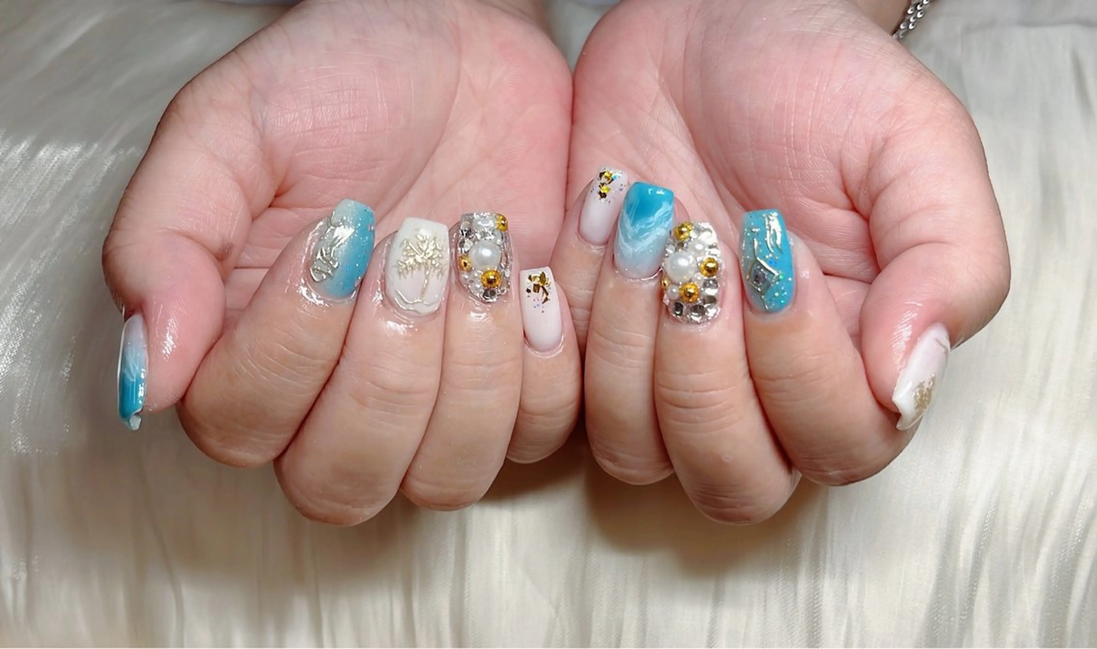 ネイル ハンドネイル ハンドケア 💜MIYA nail川崎店のネイルデザイン