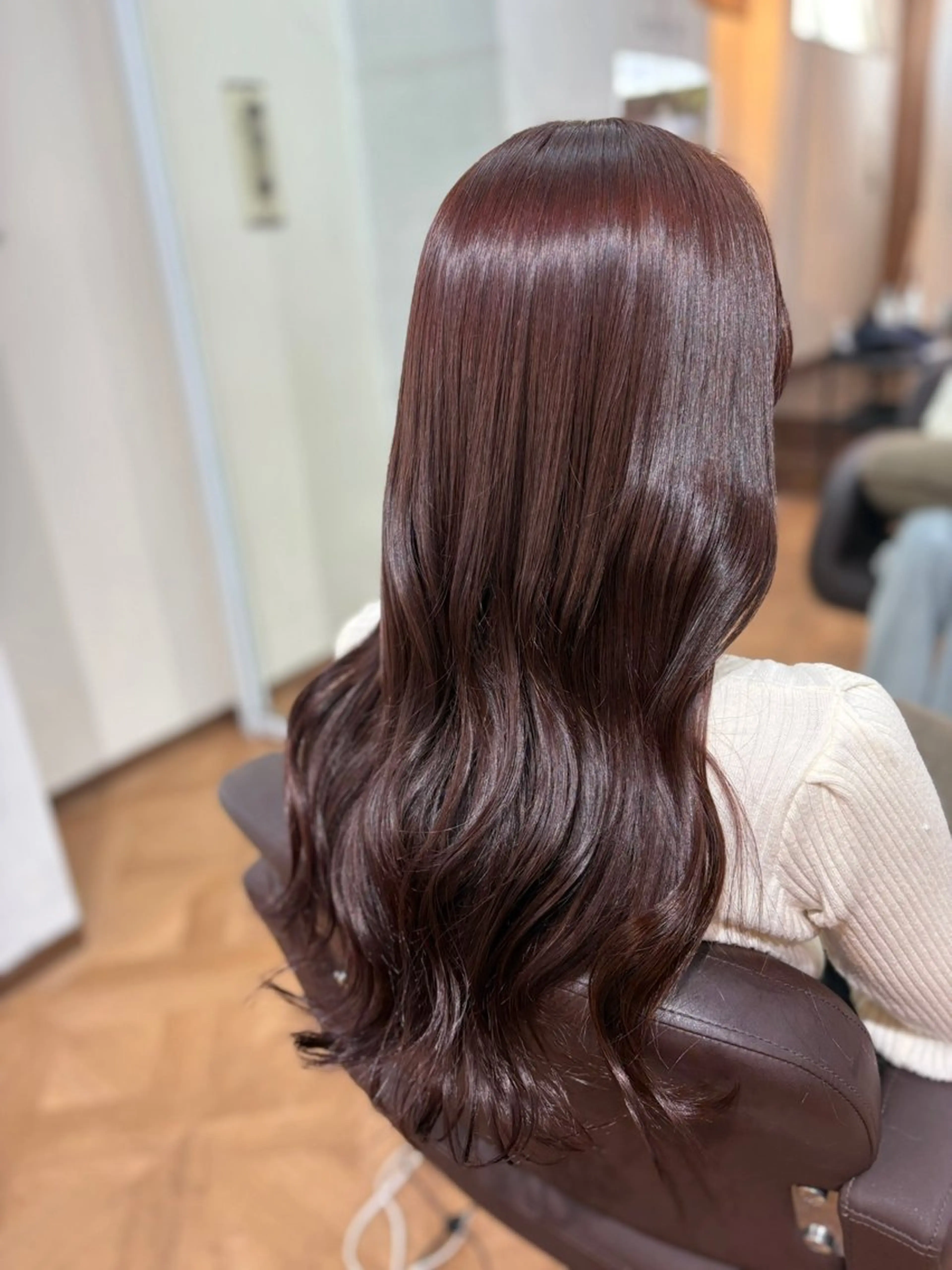 ロング カラー ラベンダーカラー ラベンダーピンク ピンクカラー ヘアカラー 🍒Ayana🍒 艶カラー🍒のヘアスタイル