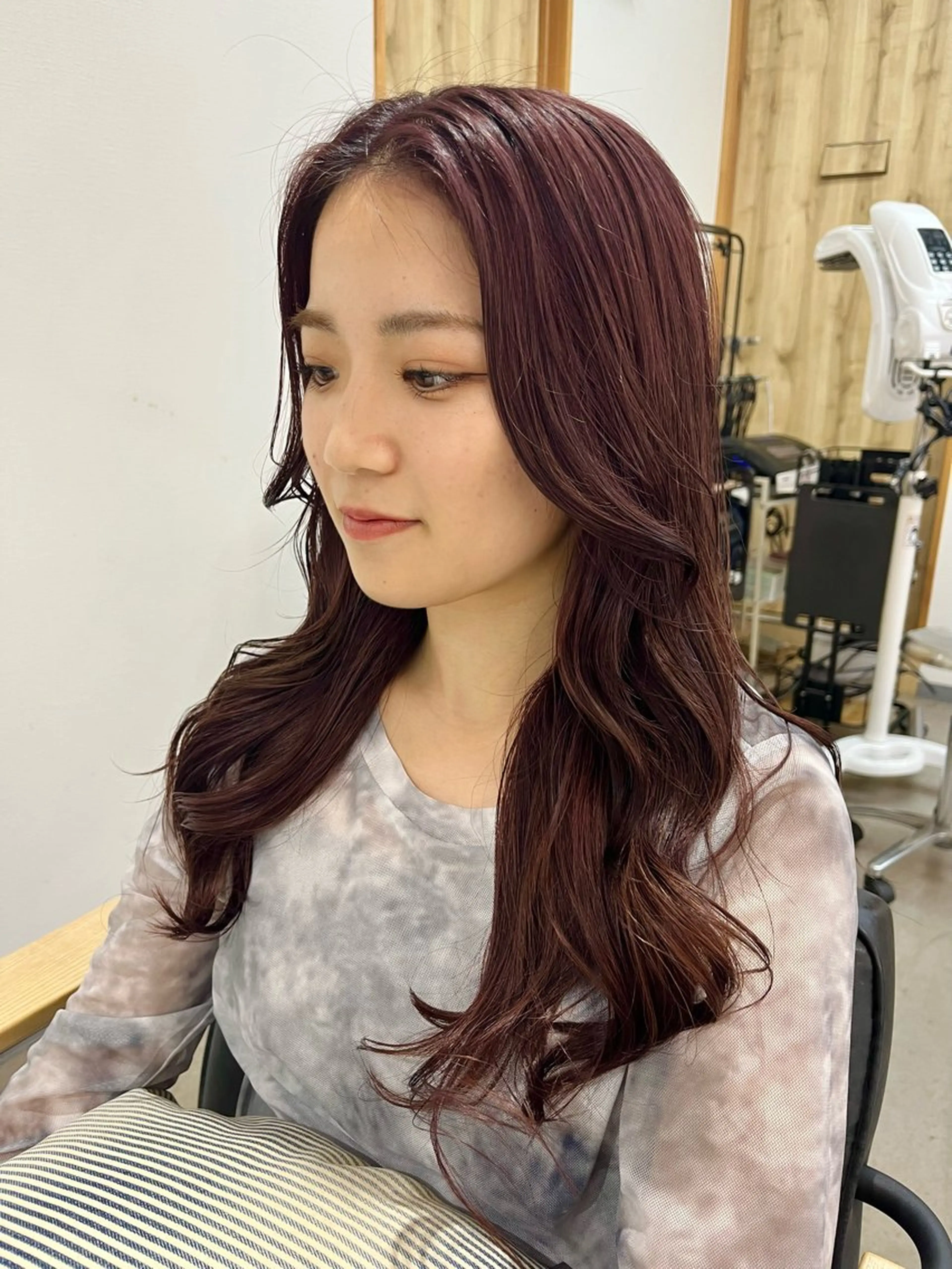 ロング カラー ヘアカラー トリートメント 🌼sunc HINAMI🌼のヘアスタイル