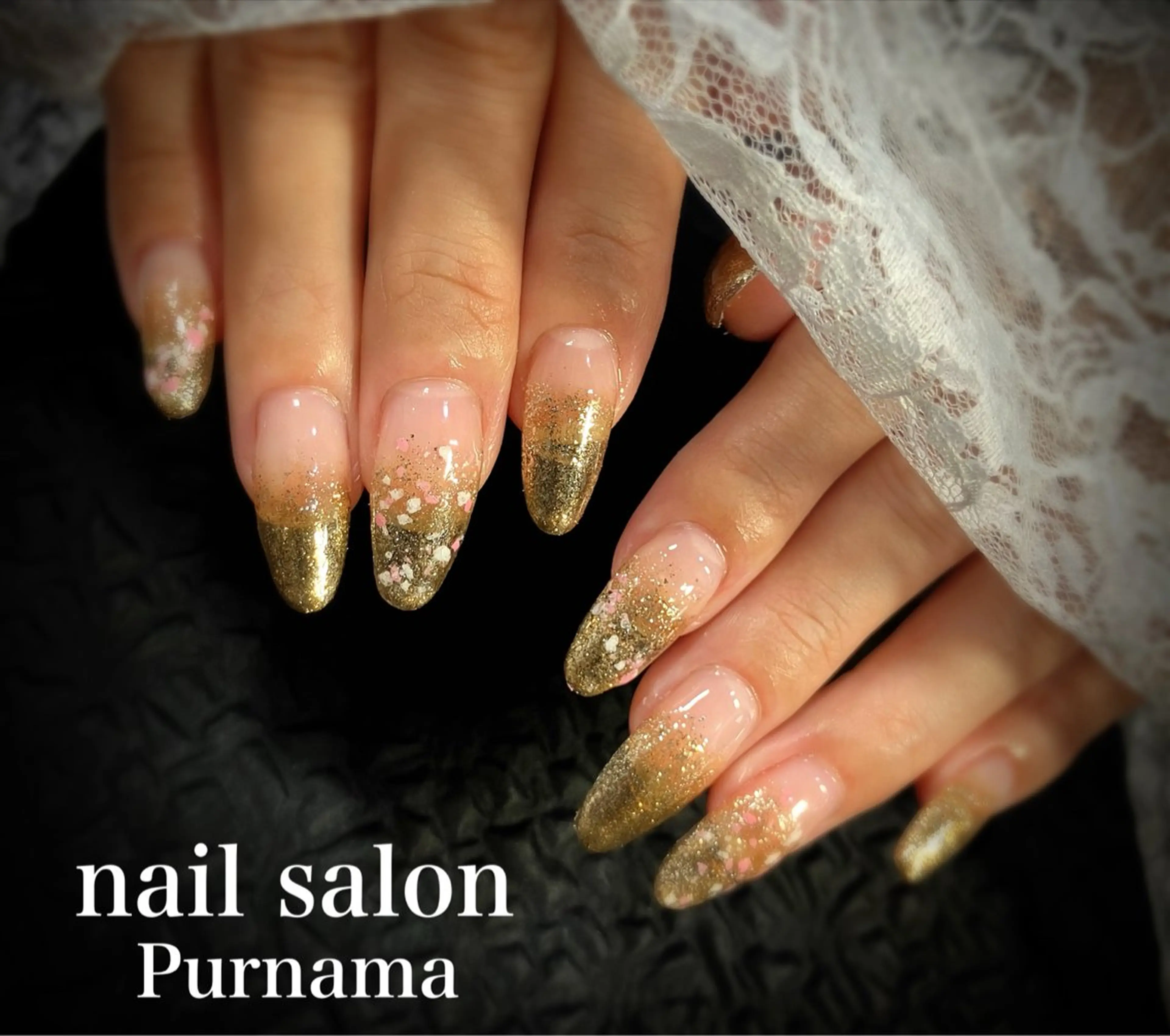 ネイル Purnama(ﾌﾟﾙﾅﾓ)所属・Purnama あきのネイルデザイン