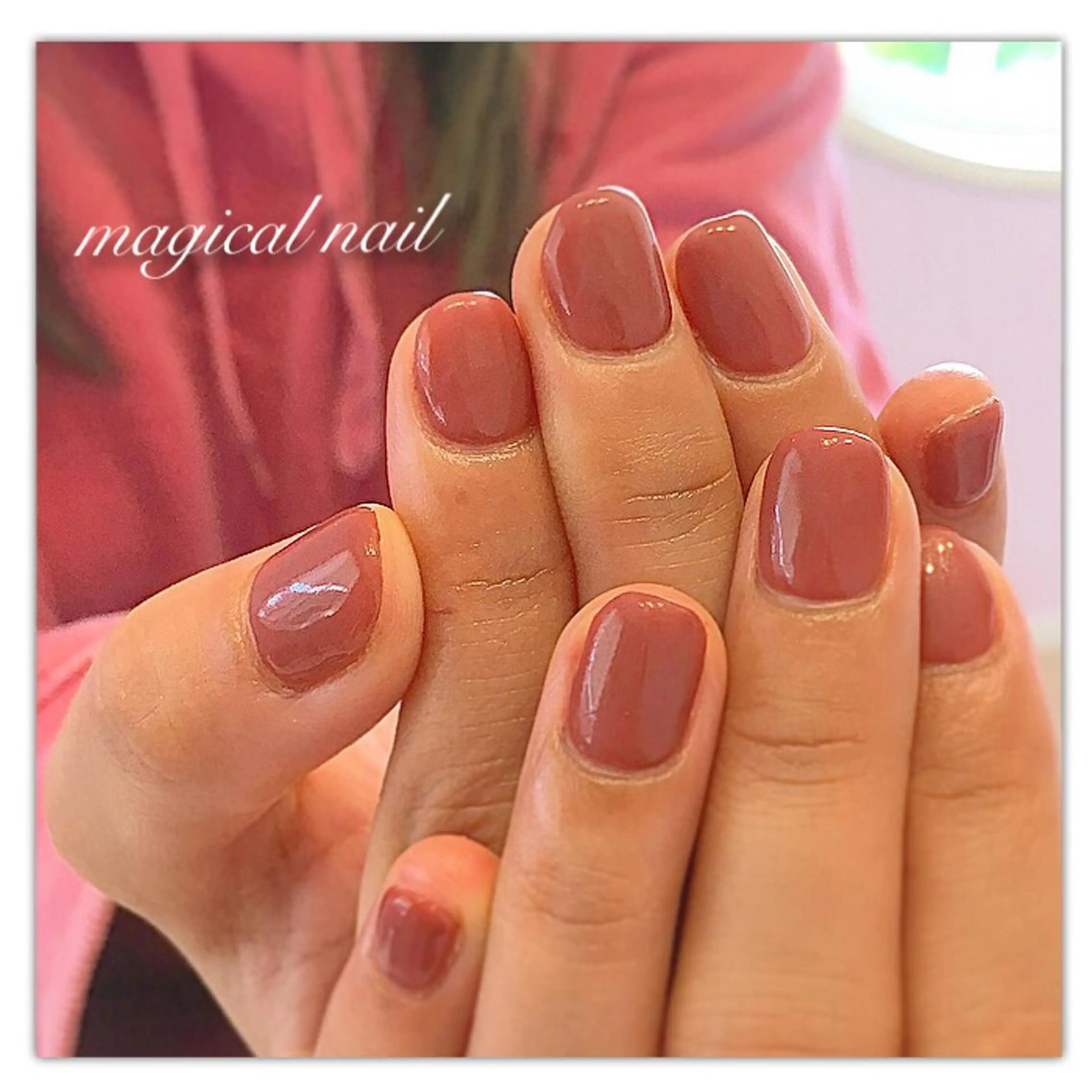 ネイル ワンカラーネイル magical nailのネイルデザイン