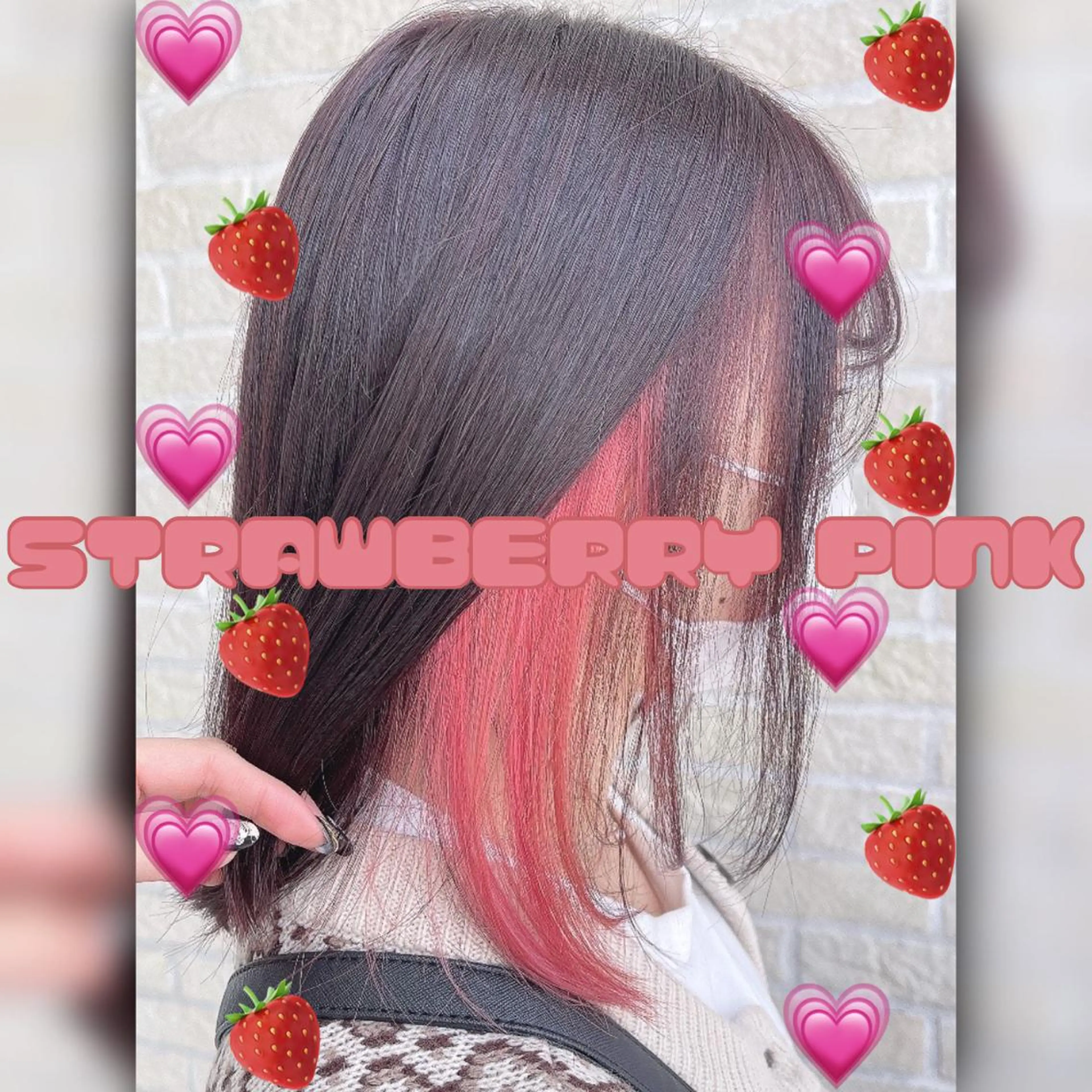 セミロング カラー ヘアカラー 【髪質改善特化】 艶髪/透明感カラーのヘアスタイル