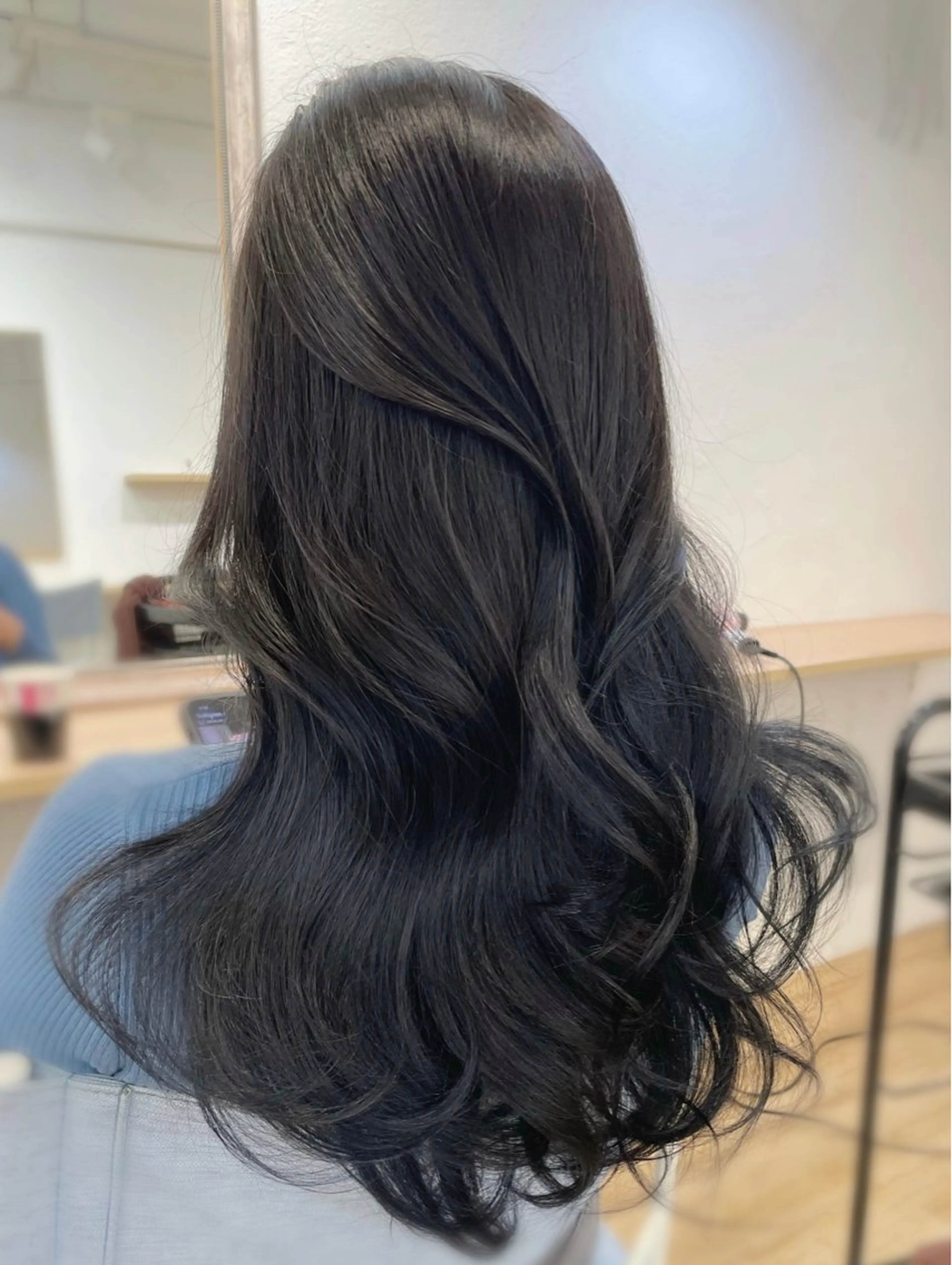 ロング レイヤーカット カット ヘアカラー トリートメント 渋谷/ハッシュ レイヤーカット/会田のヘアスタイル