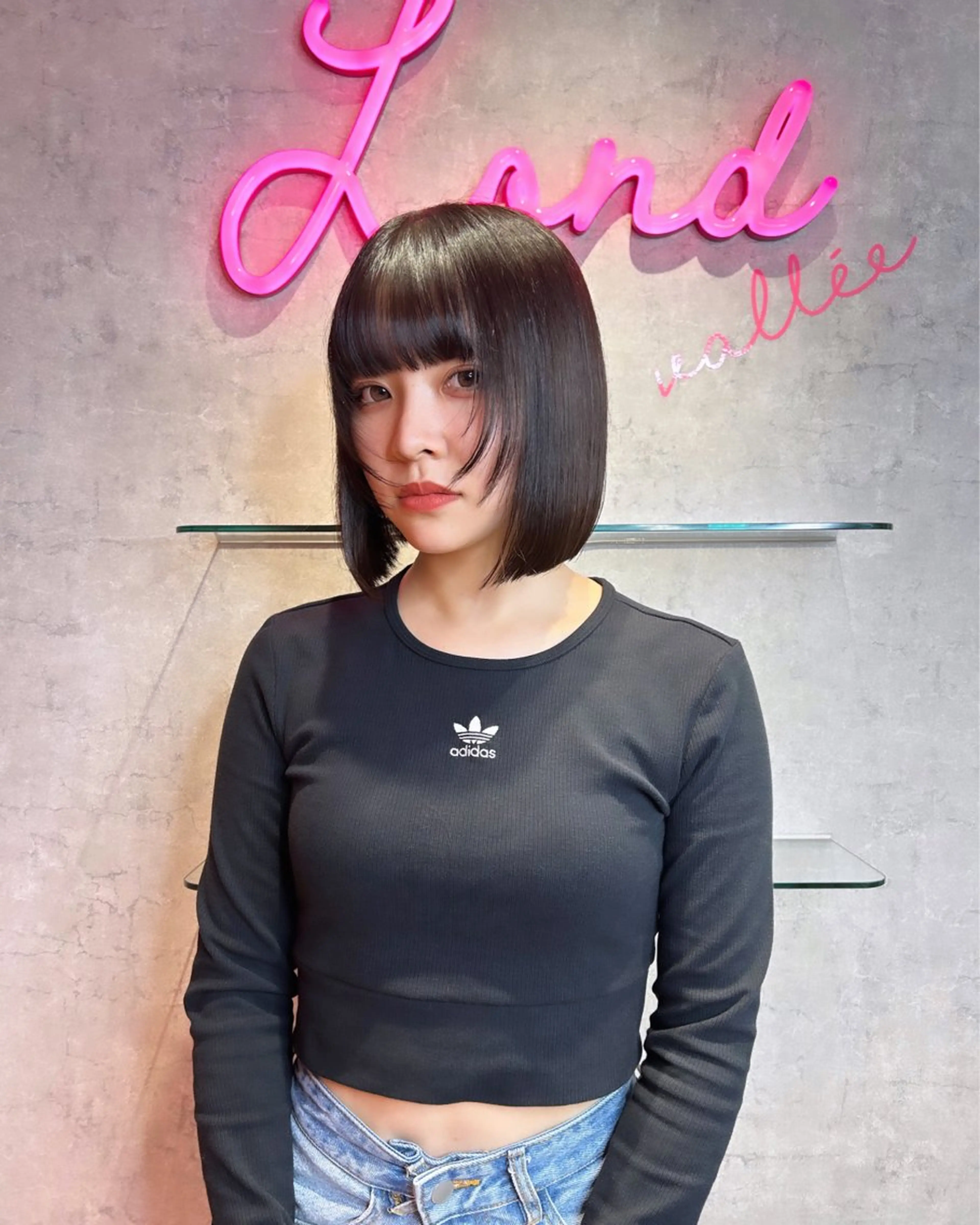 莉乃/縮毛矯正/髪質 改善/艶カラーのヘアスタイル