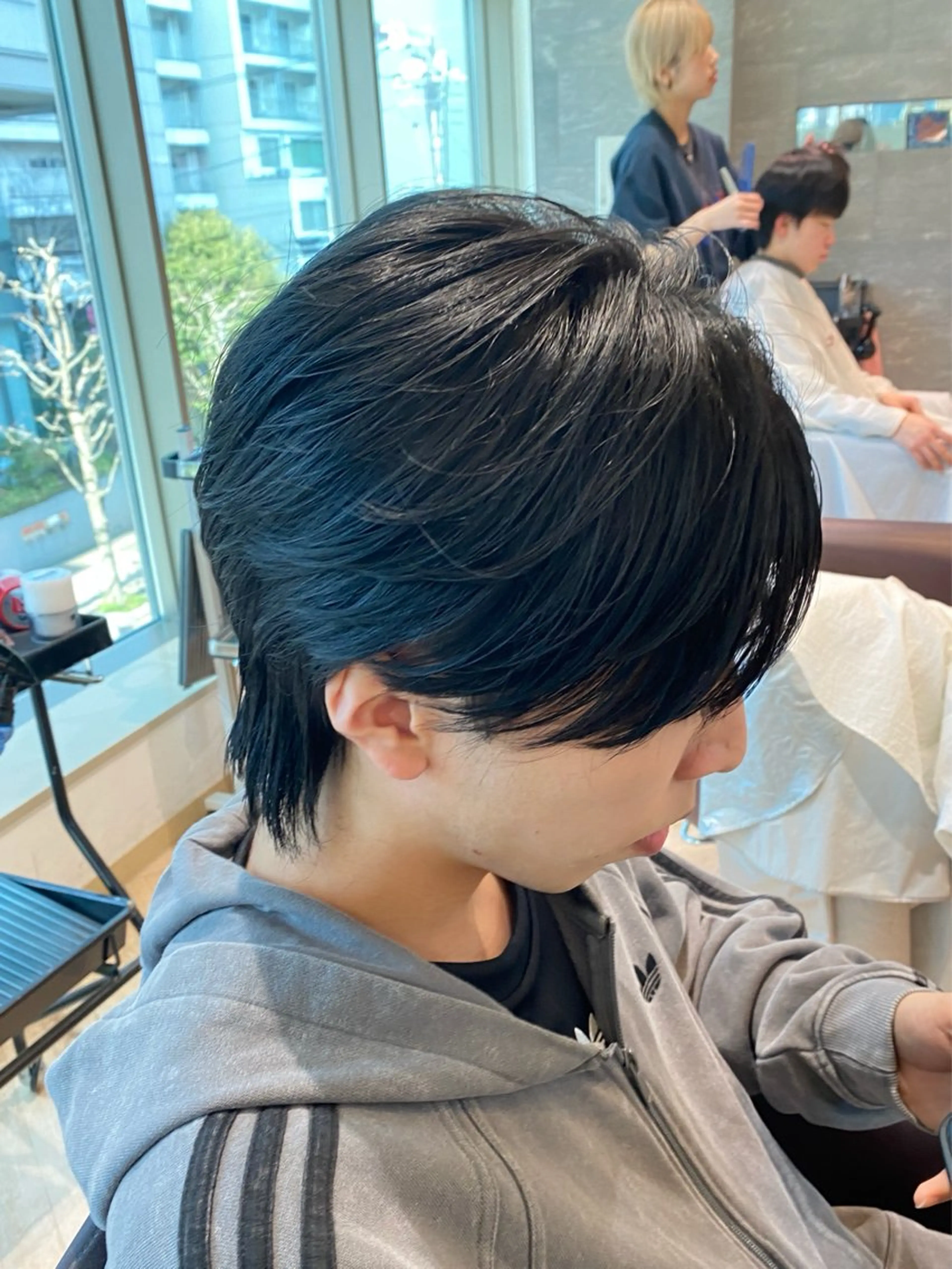 ショート パーマ カット 縮毛矯正 メンズ特化/フェザー /パーマ/伊勢元のヘアスタイル