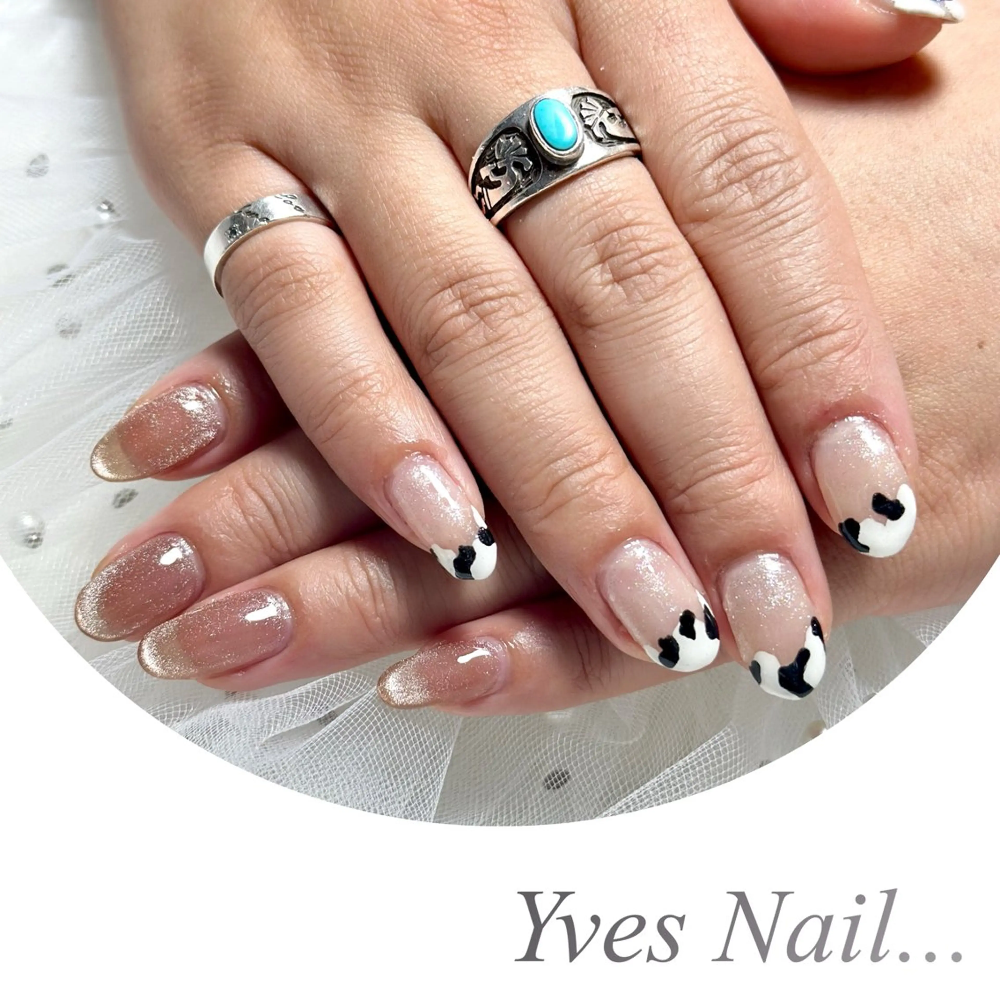 ネイル マグネットネイル ハンドネイル kanno yのネイルデザイン