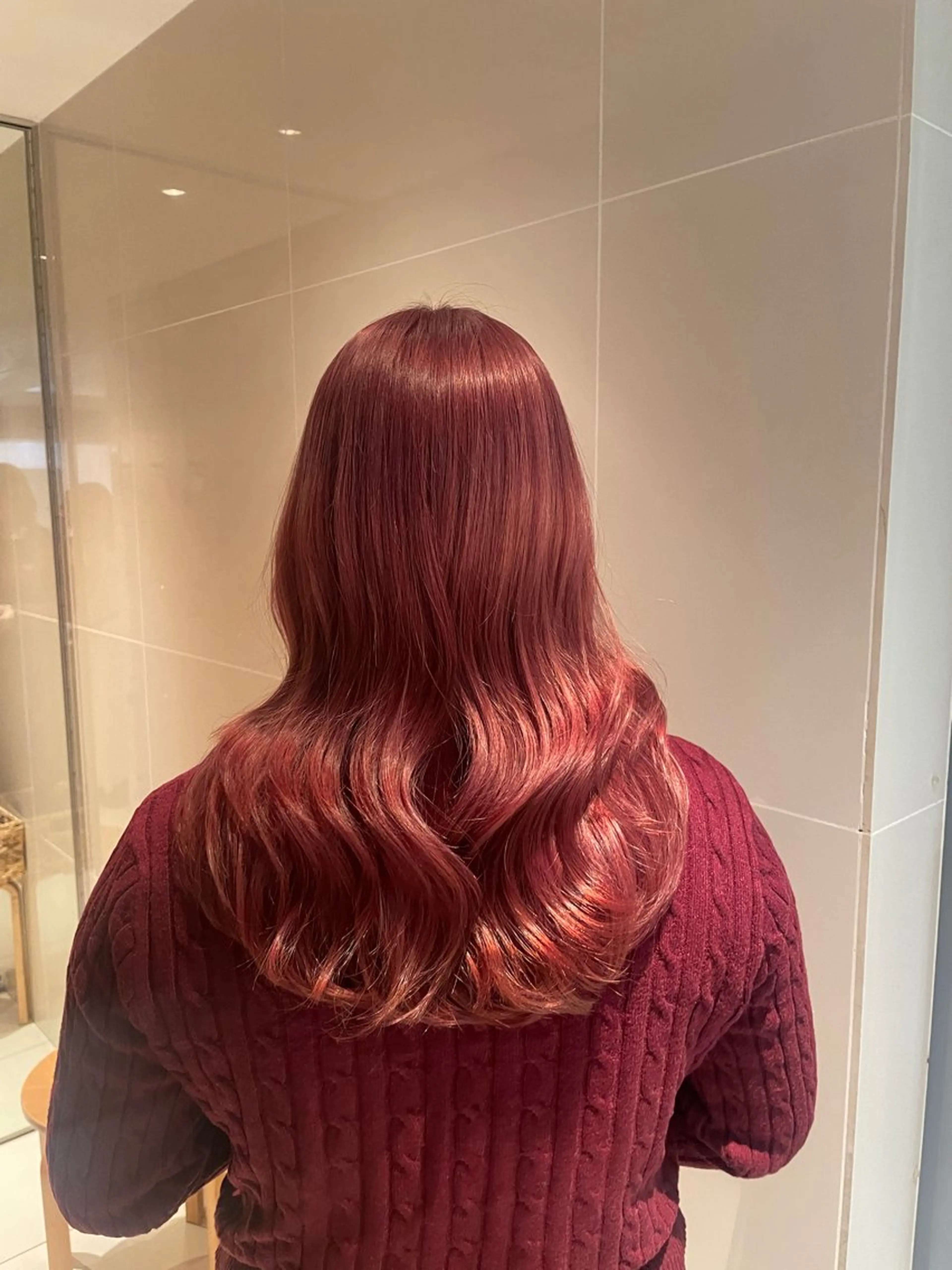 セミロング カラー カット ヘアカラー トリートメント 縮毛矯正/レイヤー 🌙ひかるのヘアスタイル