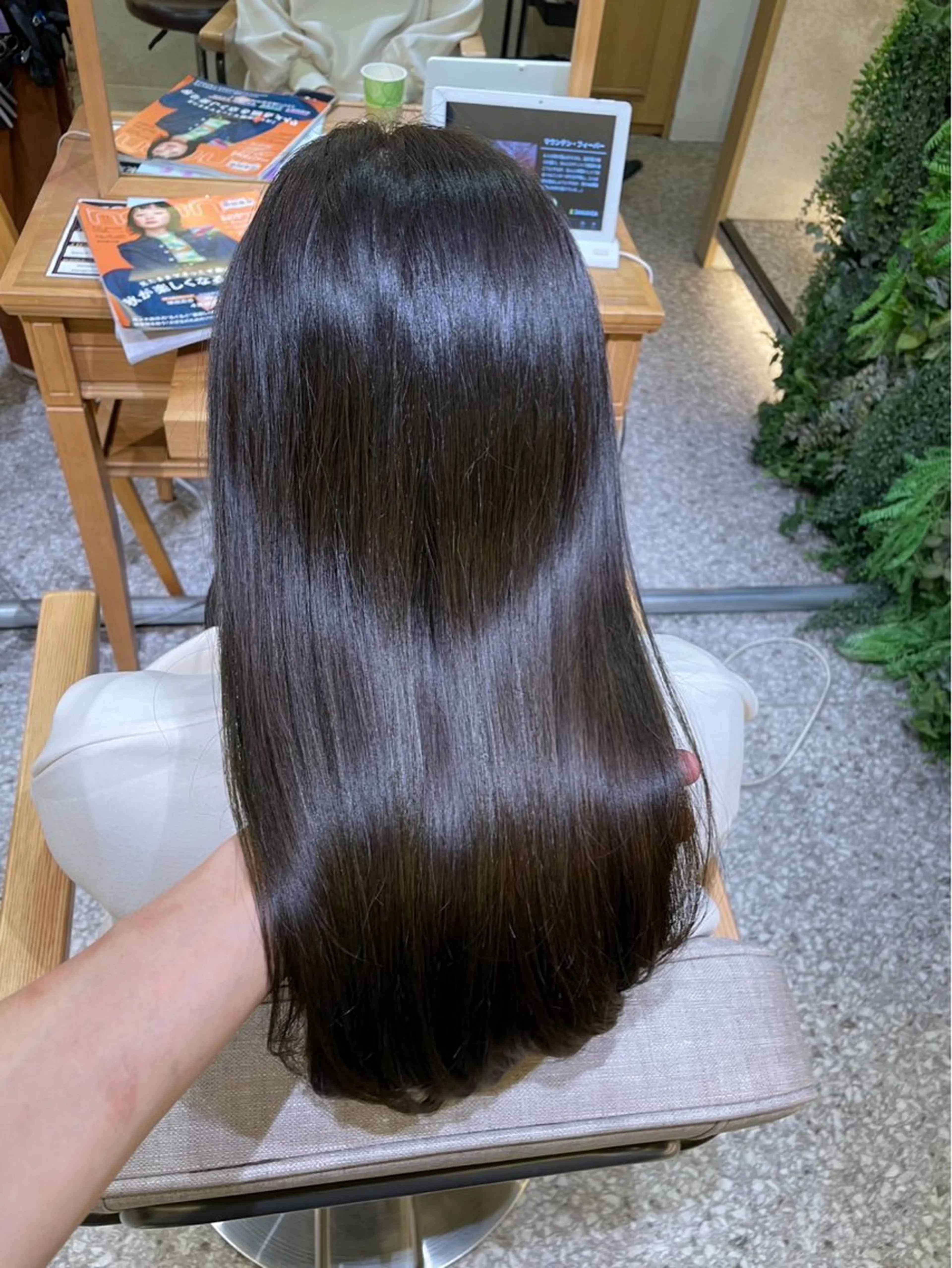 【🌻縮毛モデル‼️】縮毛矯正+カット+トリートメント💗✨️ロング料金なし💫の写真