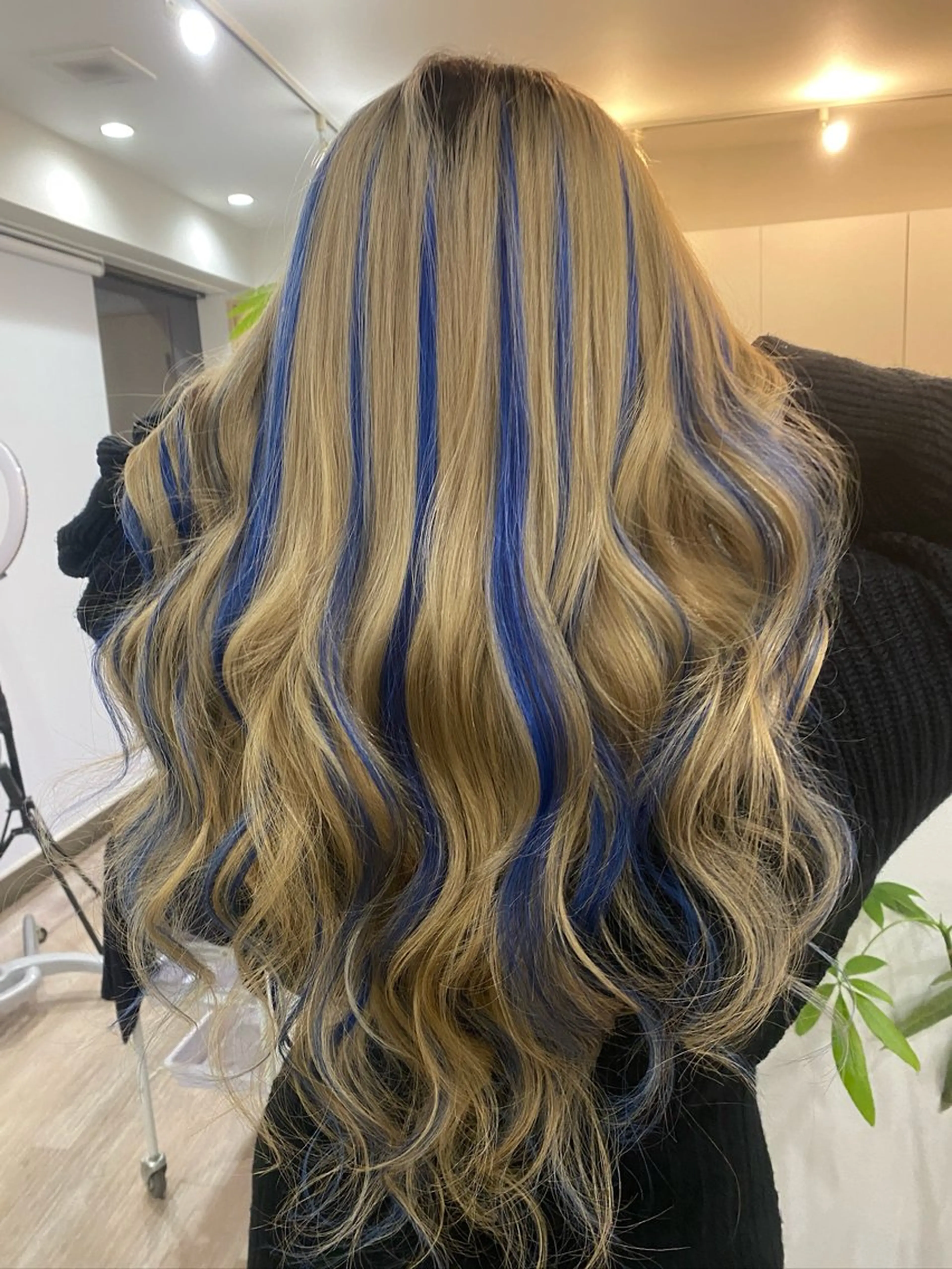 【プルエクステ】💎カラー×トリートメント×ダイヤモンド毛質60本​〜​の写真