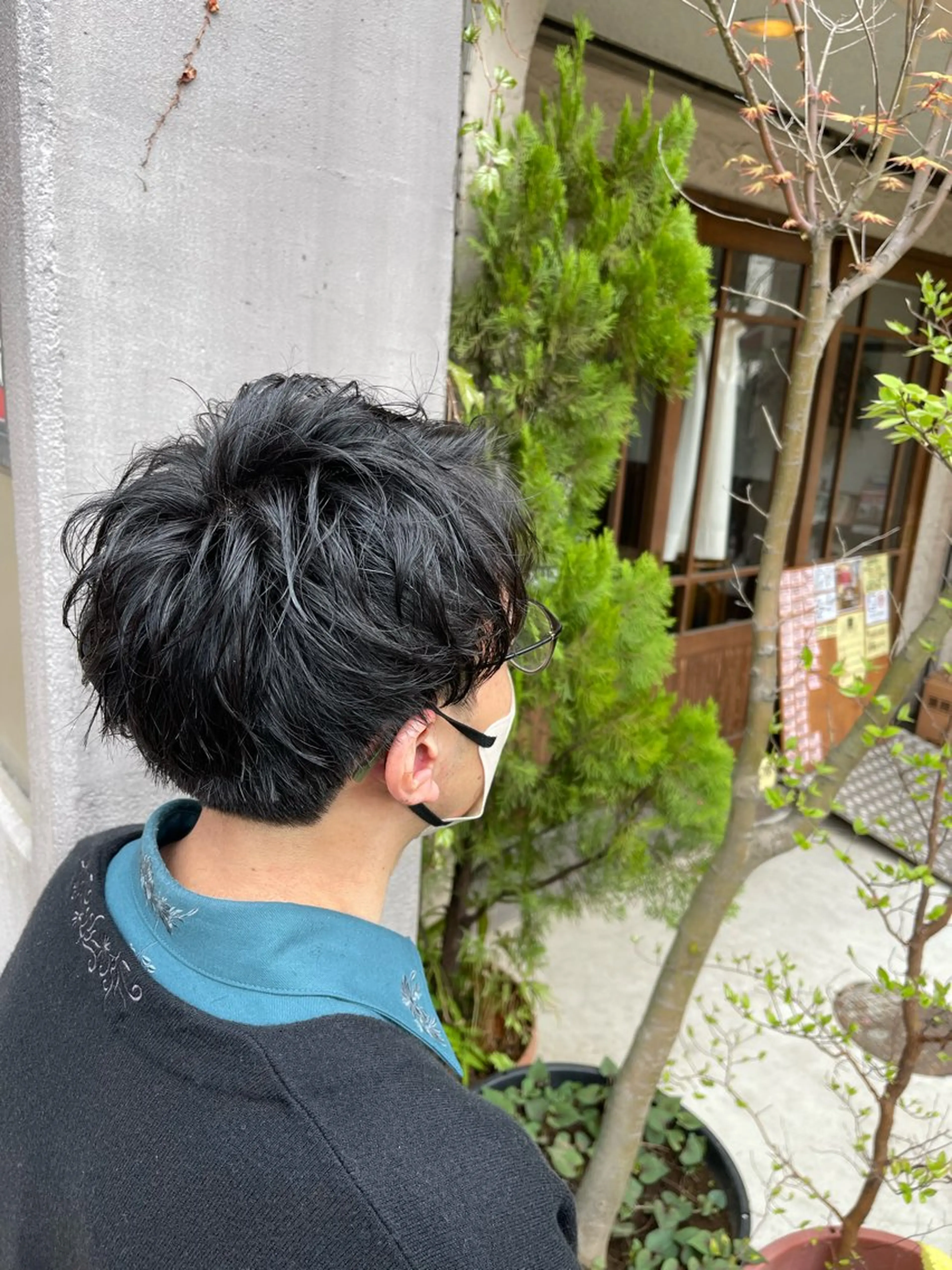 ショート パーマ メンズ メンズパーマ カット パーマ トリートメント ショート/ボブ アンドウ☺︎のヘアスタイル