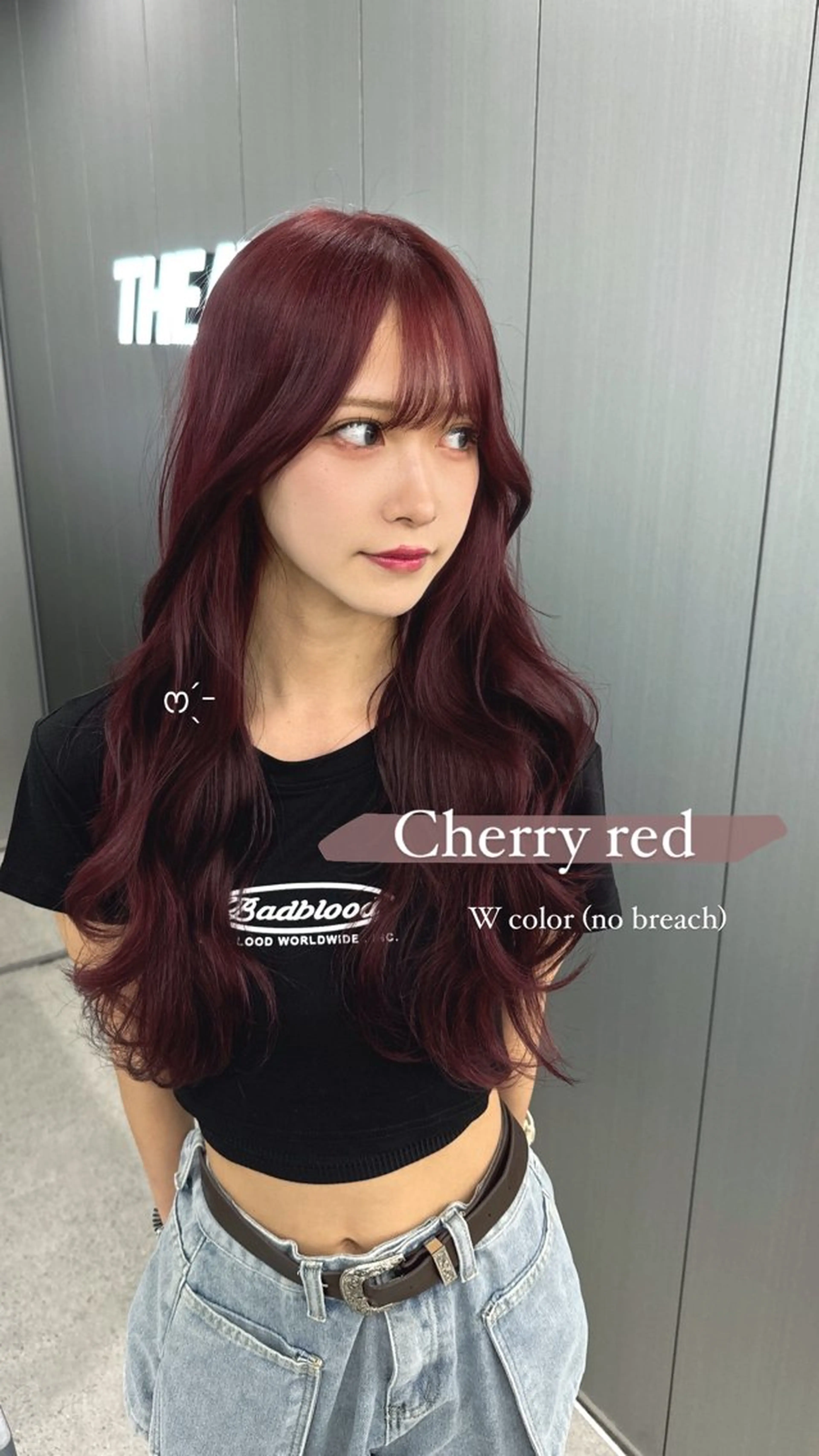 ロング カラー 暗髪🩶ラベンダー/ ブルー/ユウナ🤍のヘアスタイル