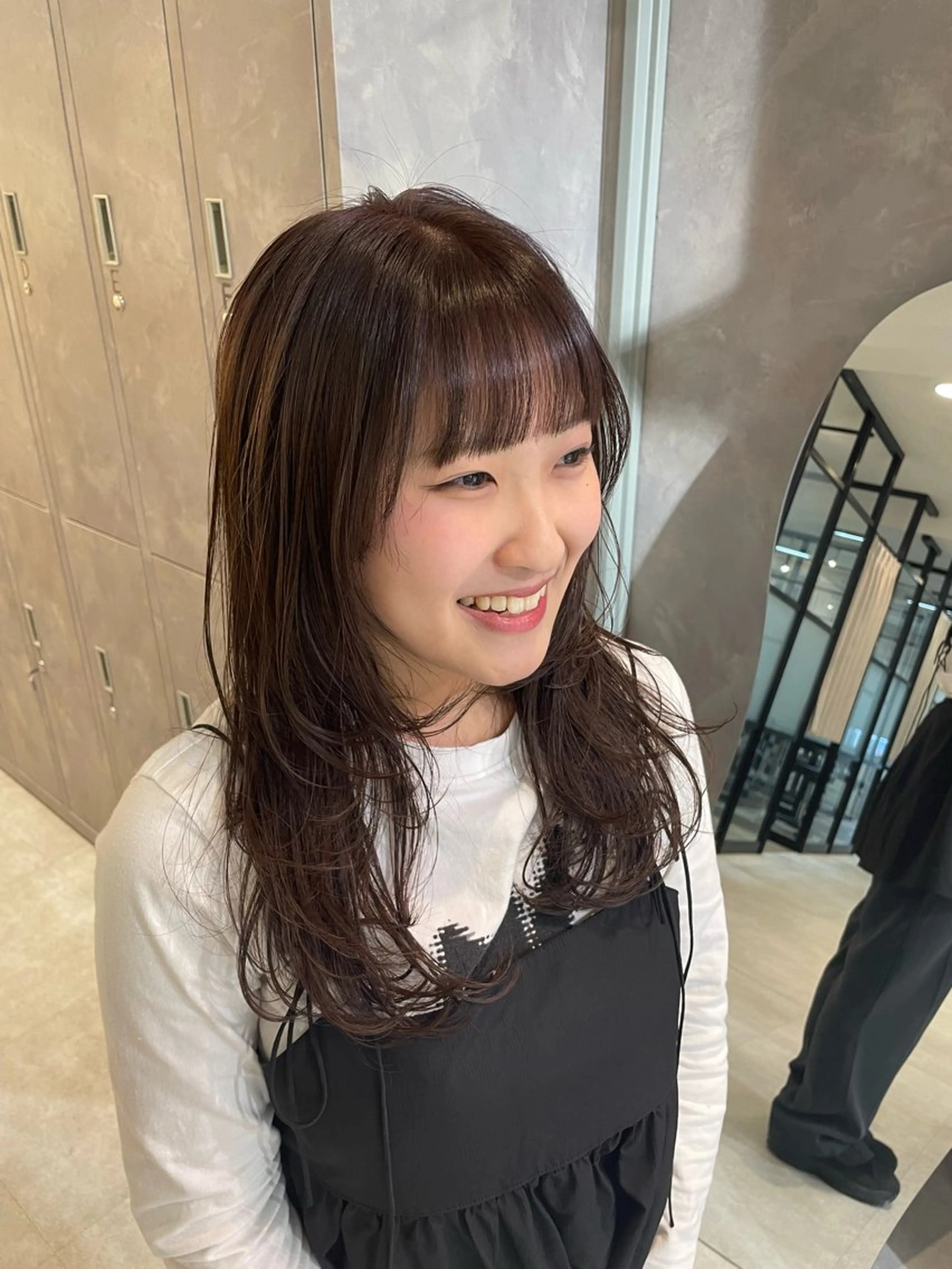 ロング カラー カット ヘアカラー トリートメント tocca千葉店 /せりなのヘアスタイル