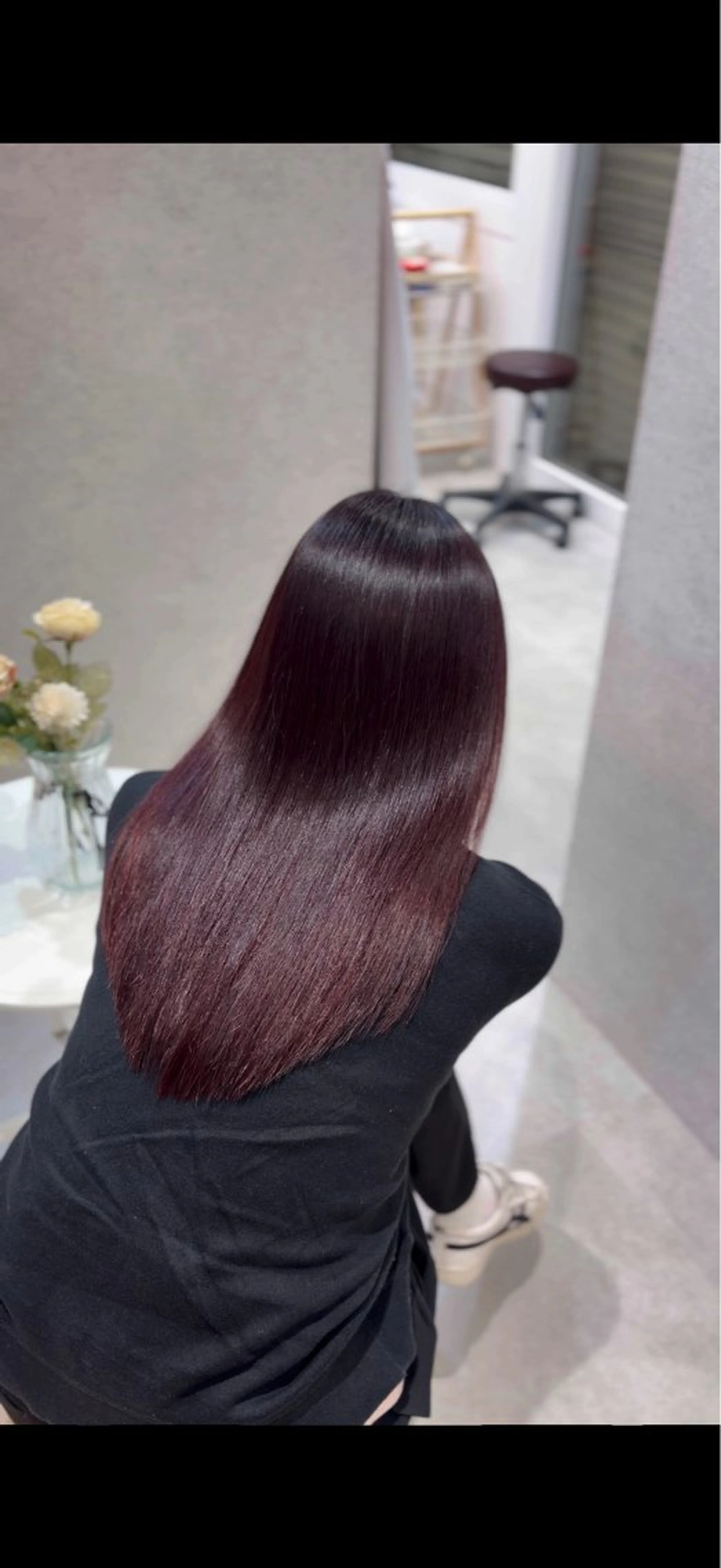 ロング カラー suzuka/透明感 カラー 美髪縮毛矯正のヘアスタイル