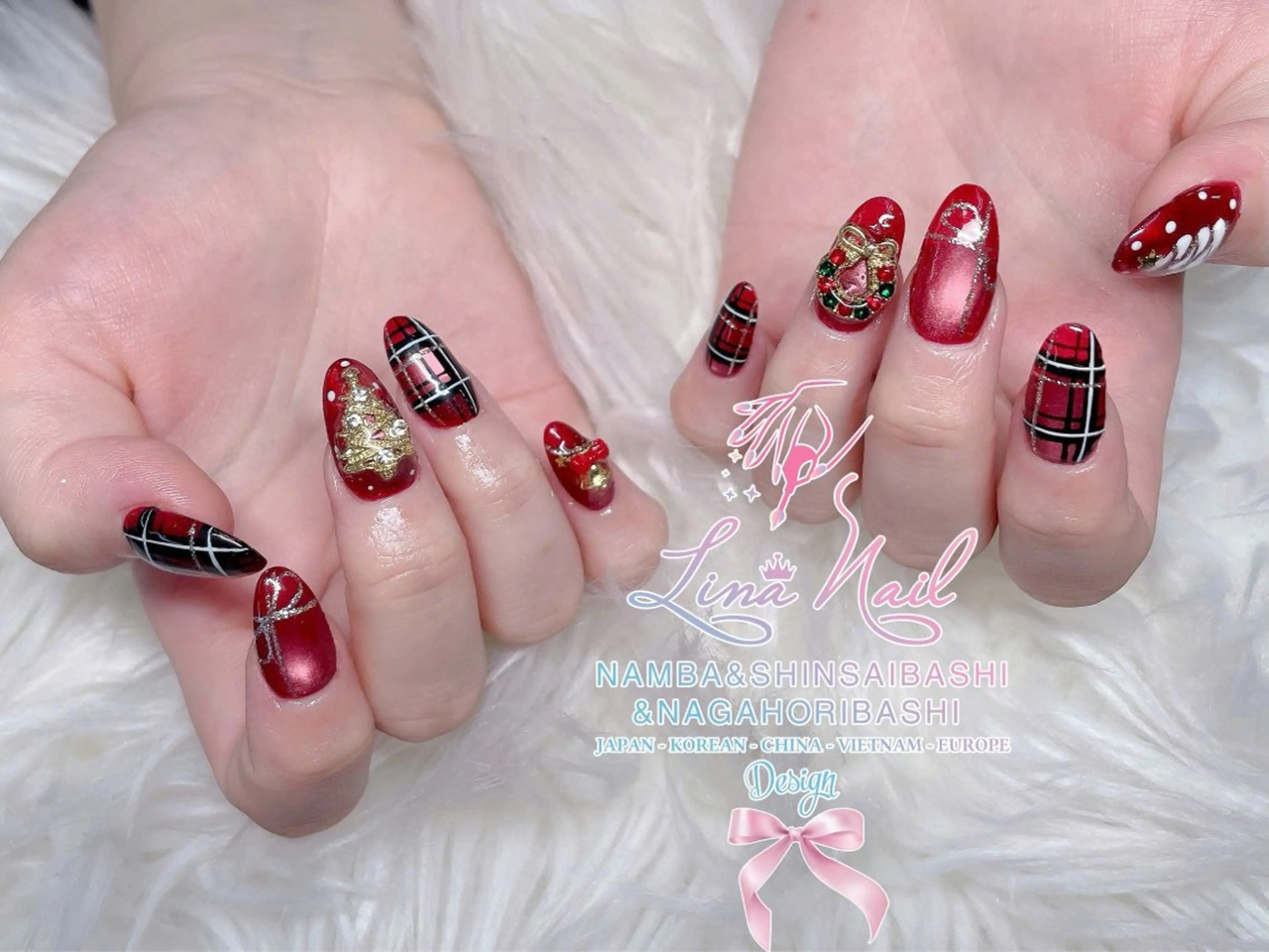 ネイル チークネイル 桜ネイル フラッシュネイル フットネイル ジェルネイル ７９LINA NAIL 心斎橋店所属・リナネイル アメ村心斎橋店のネイルデザイン