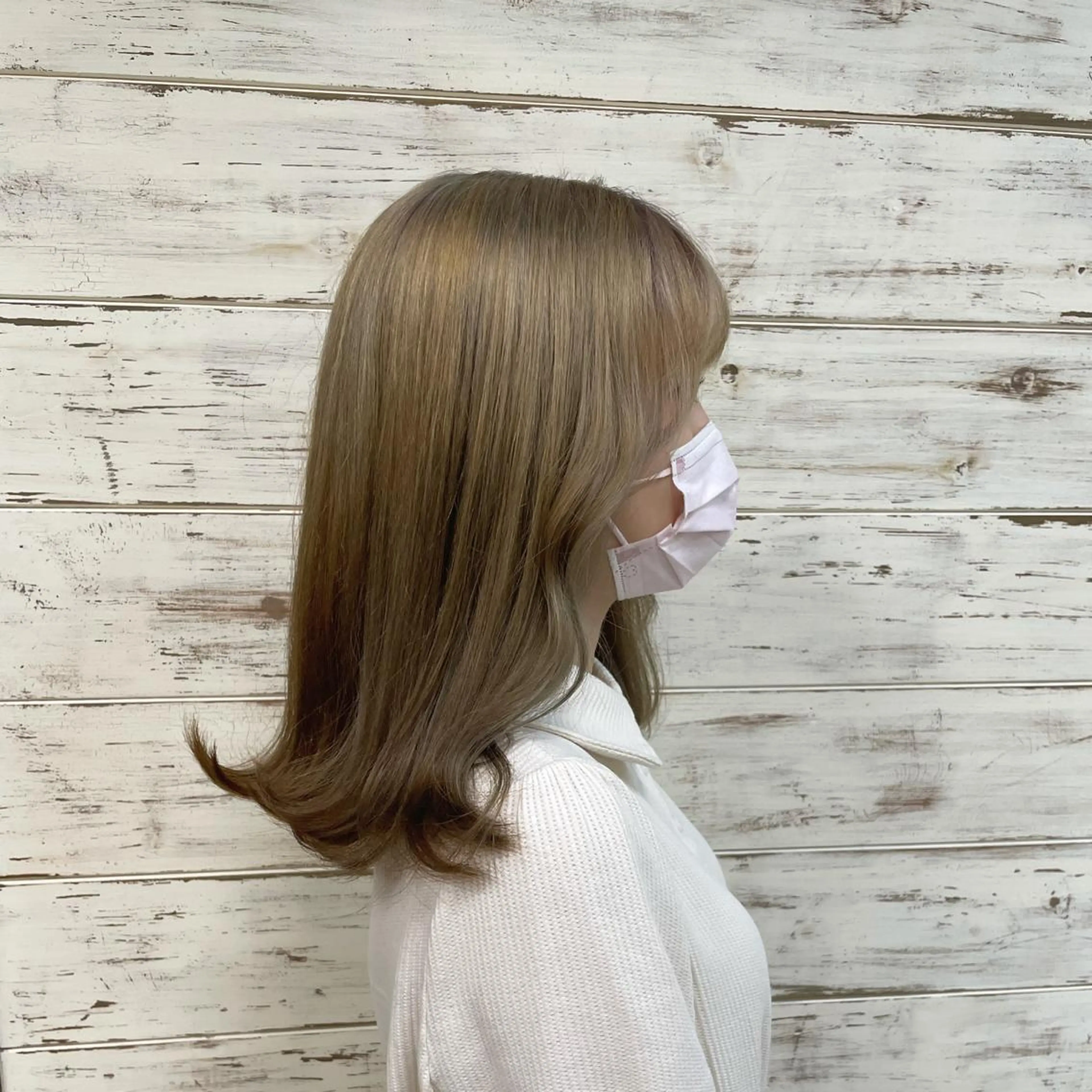 ミディアム カラー ブリーチ 高橋 みく/ minimのヘアスタイル