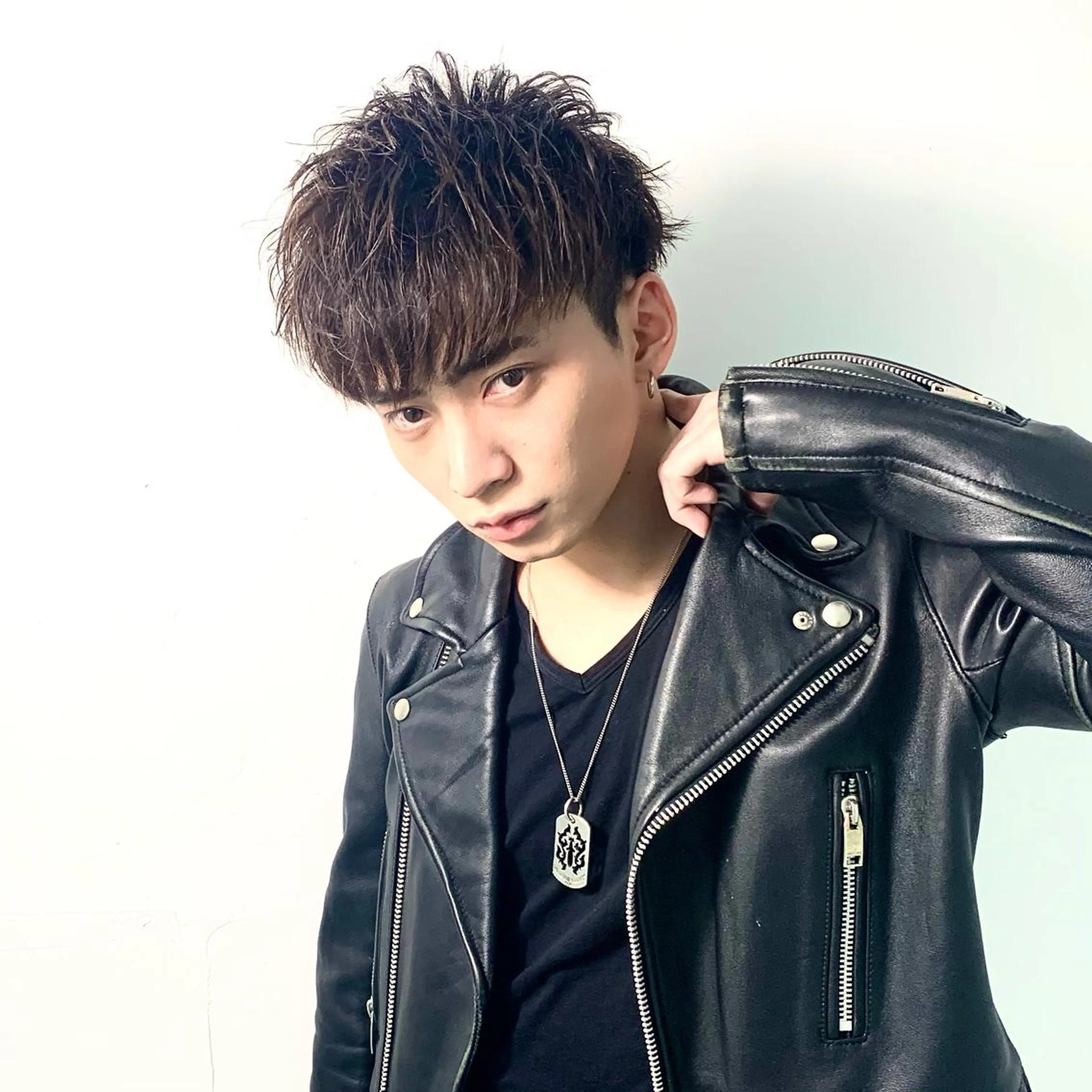 ショート パーマ メンズ マッシュ カット パーマ 柏メンズカットパーマ NO.1タイチのヘアスタイル