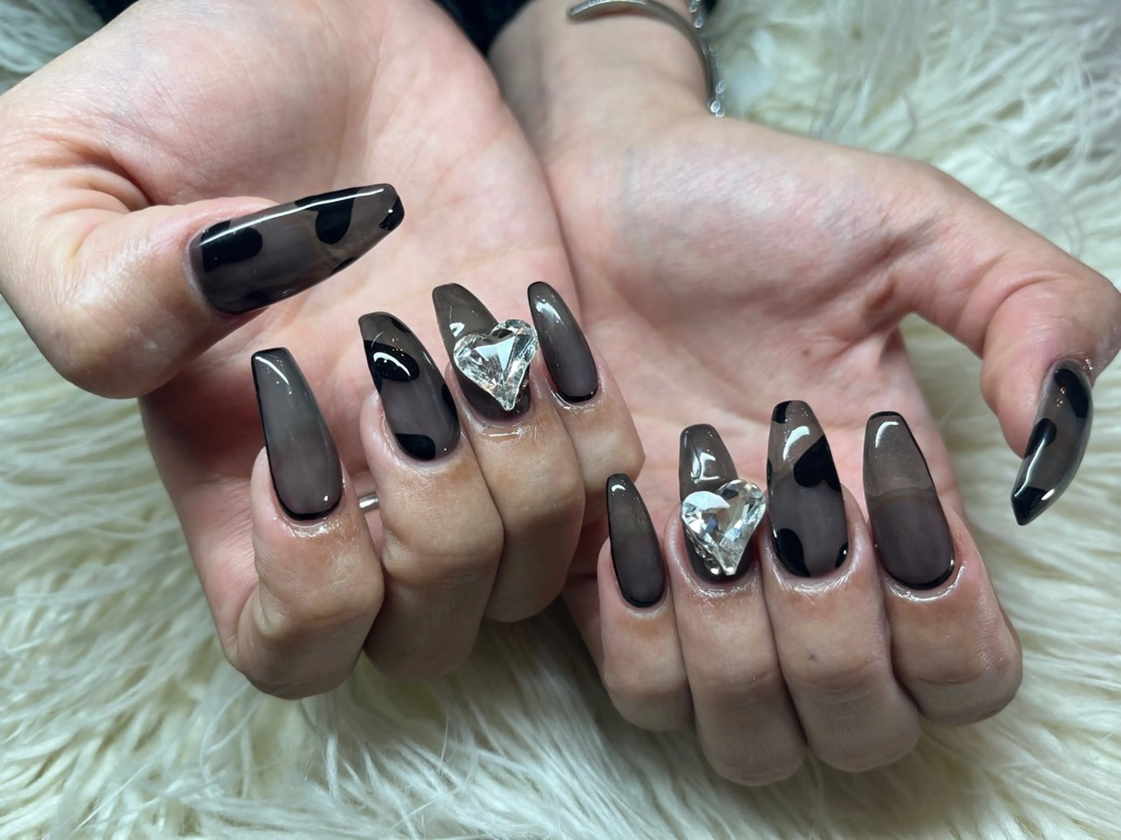 ネイル ハート ハンドネイル フットネイル Nail salon LuaRのネイルデザイン