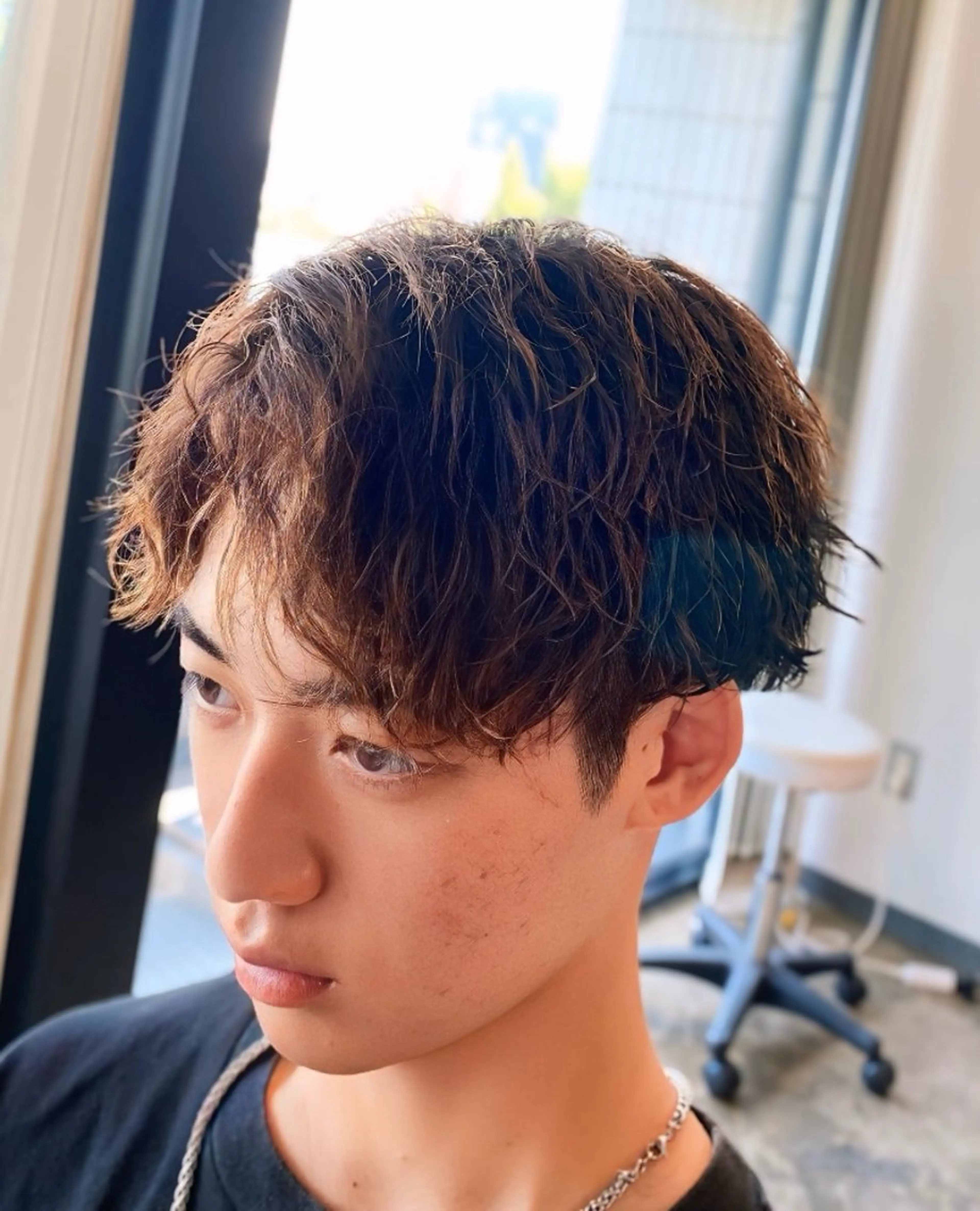 ショート パーマ メンズ メンズパーマ 特化/中川拓也のヘアスタイル