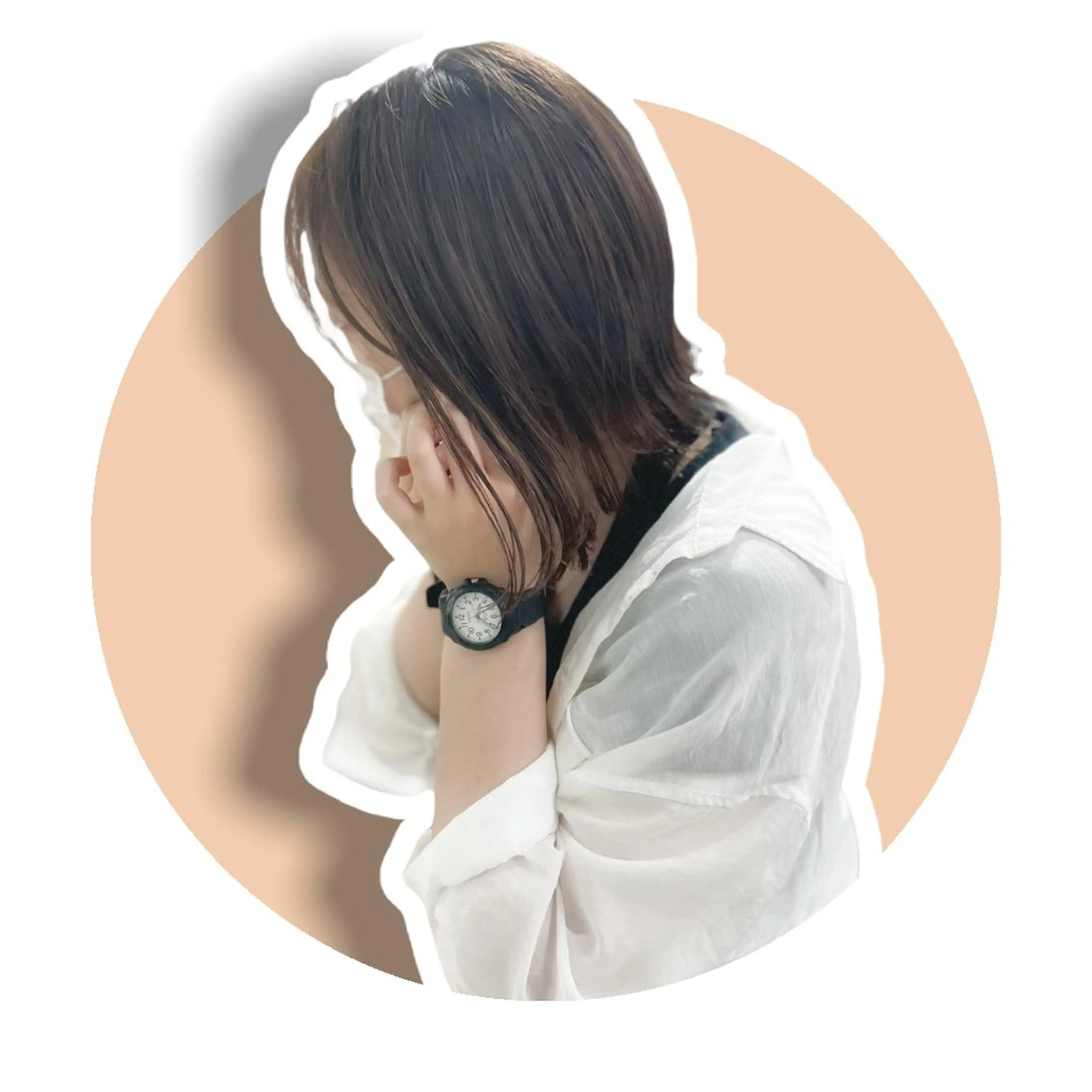 ミディアム GATE.所属・GATE. staffのヘアスタイル