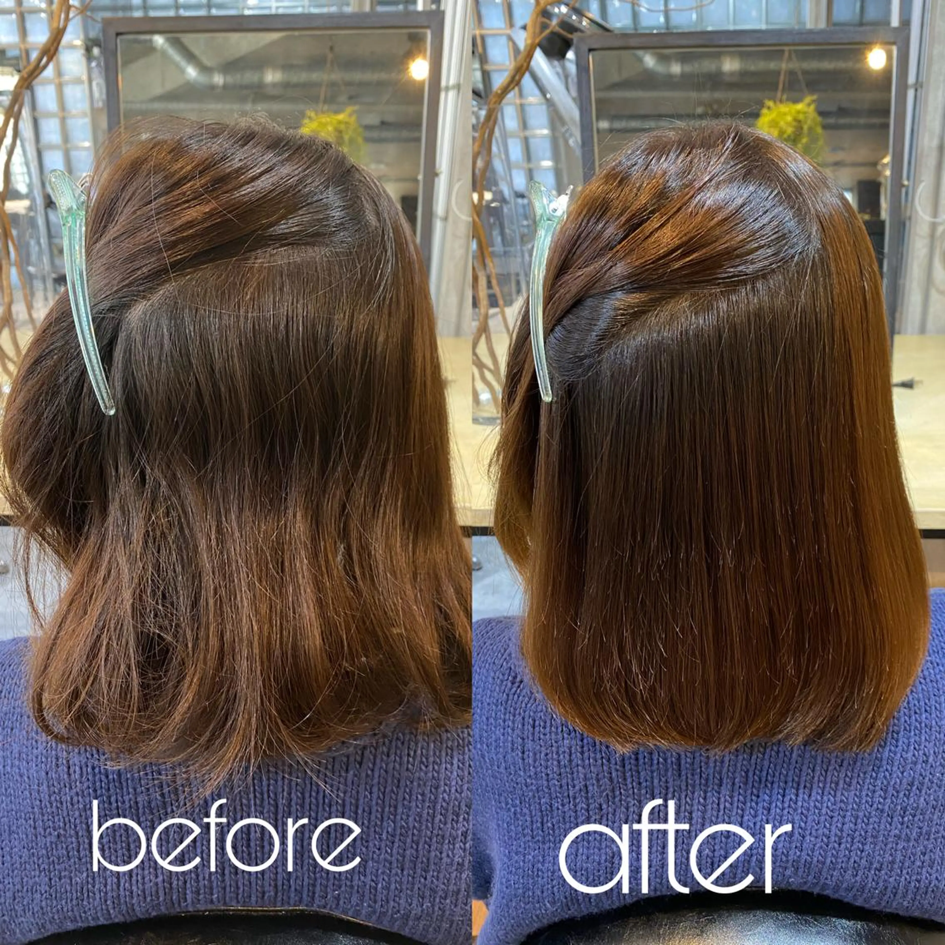 ミディアム トリートメント 大橋 美咲のヘアスタイル