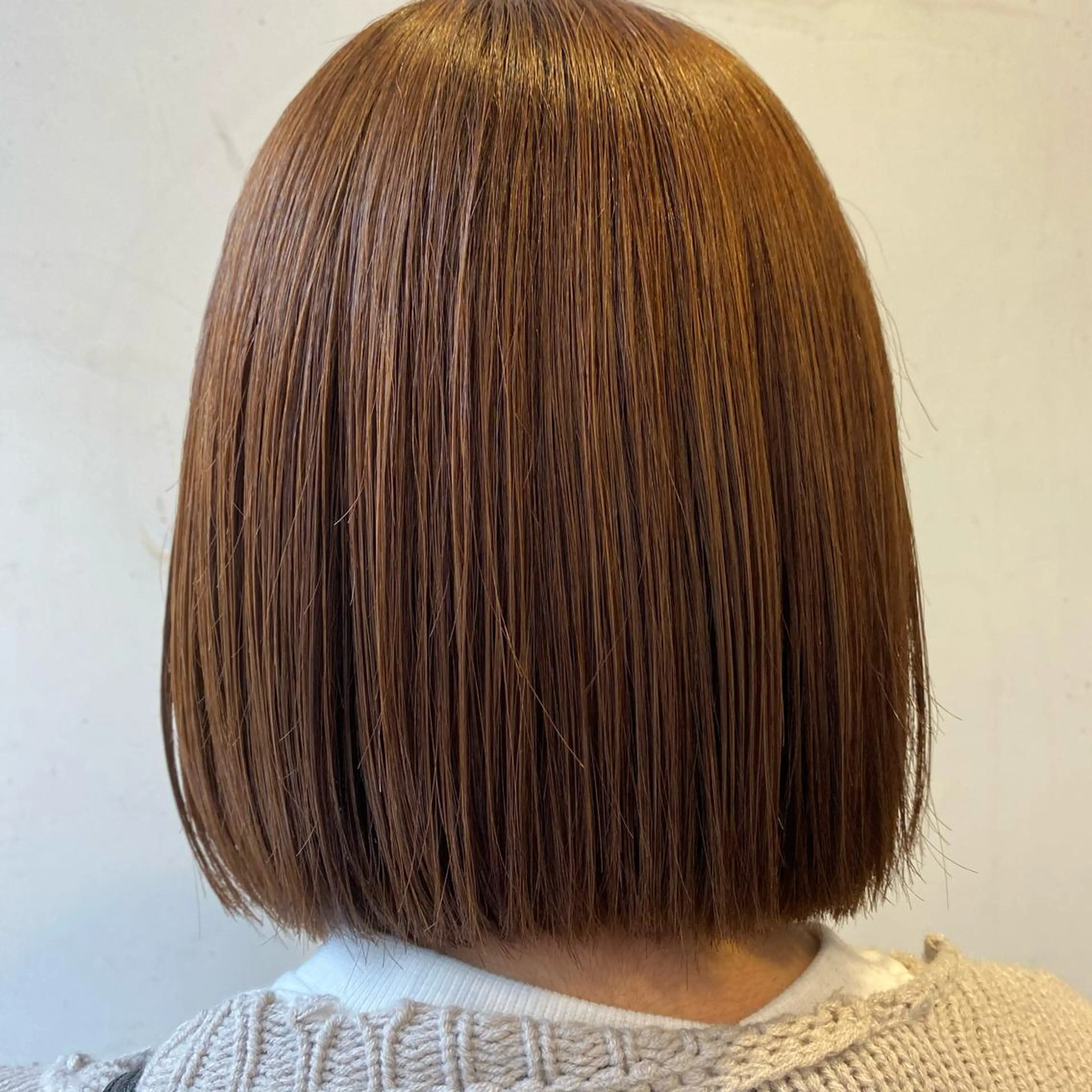 ショート カラー ブラウンカラー オレンジ オレンジブラウン ボブ 韓国風ヘア 💚 nao💚のヘアスタイル