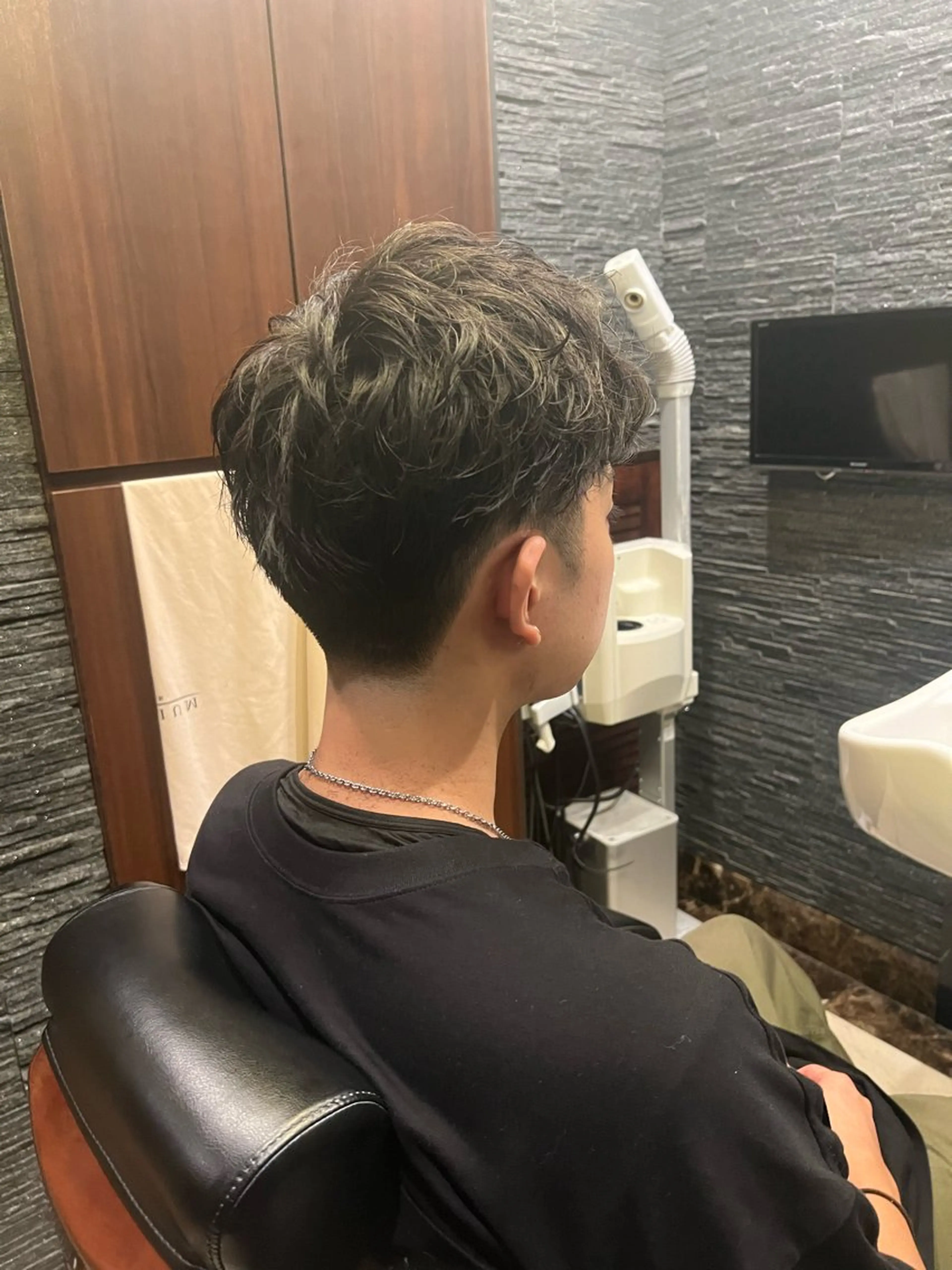 ミディアム メンズ ヒロ銀座　barber shop新宿店所属・長野 風人のヘアスタイル