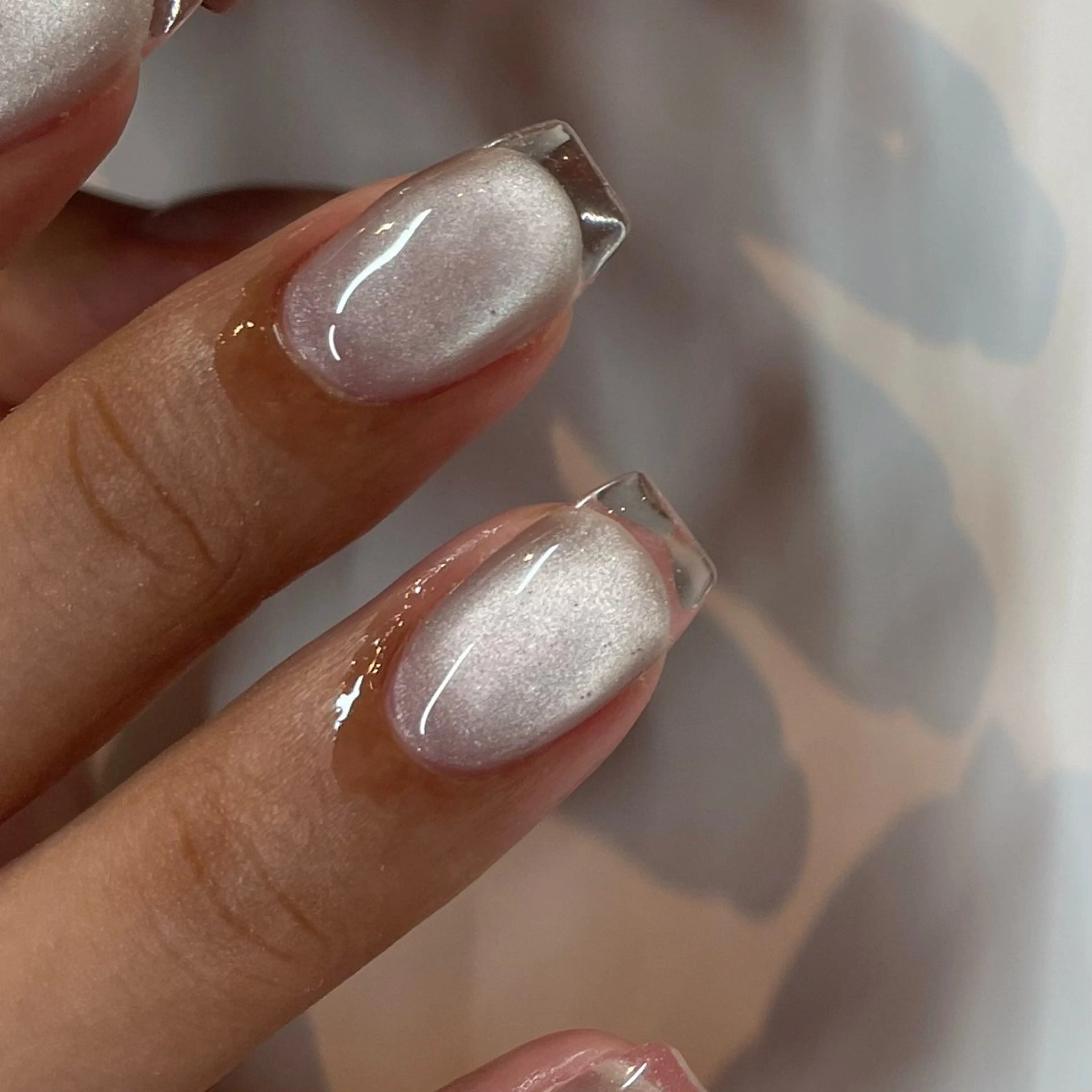 ネイル クリアネイル フレンチネイル Manon Yuiのマツエク・マツパデザイン