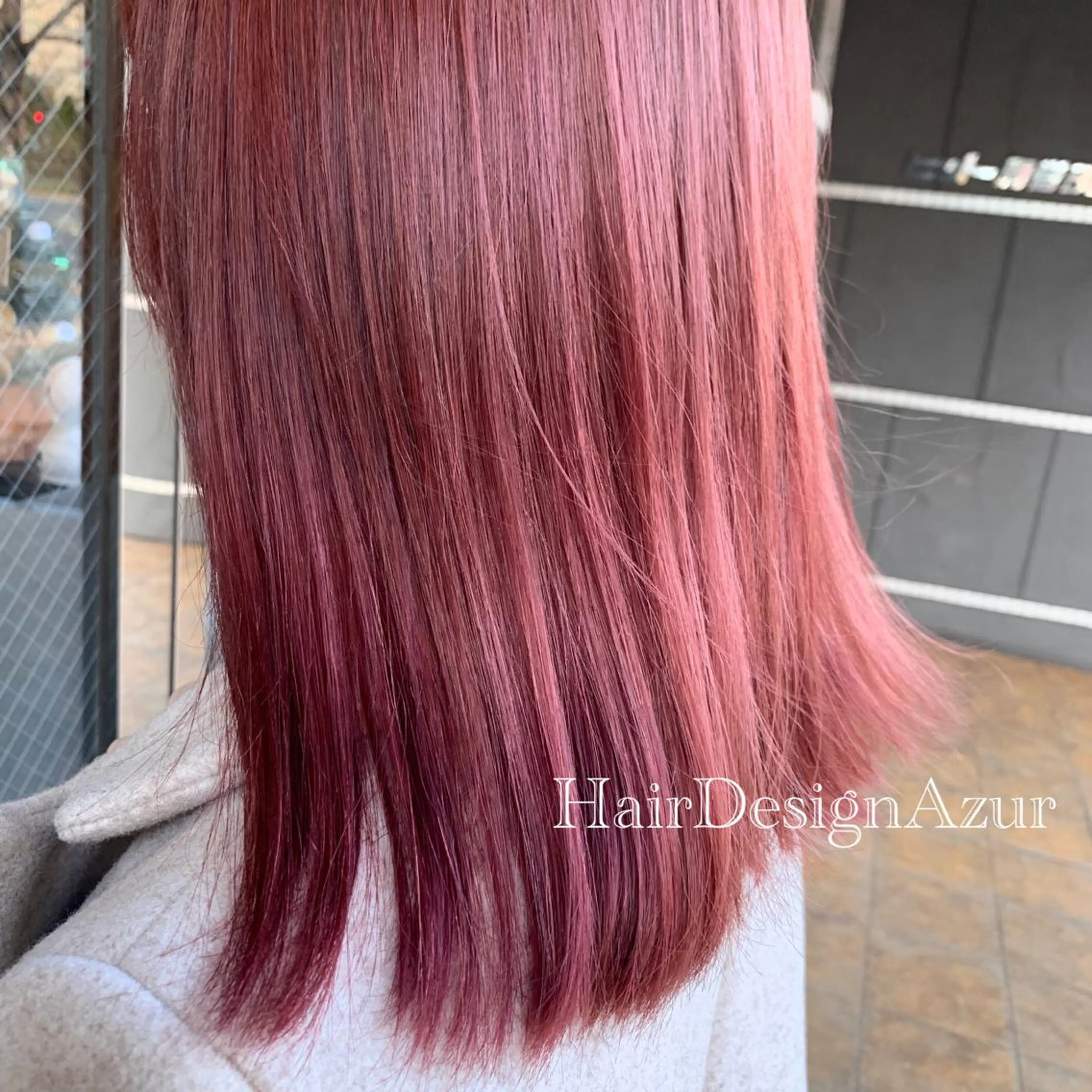 ミディアム カラー HairDesign Azurのヘアスタイル